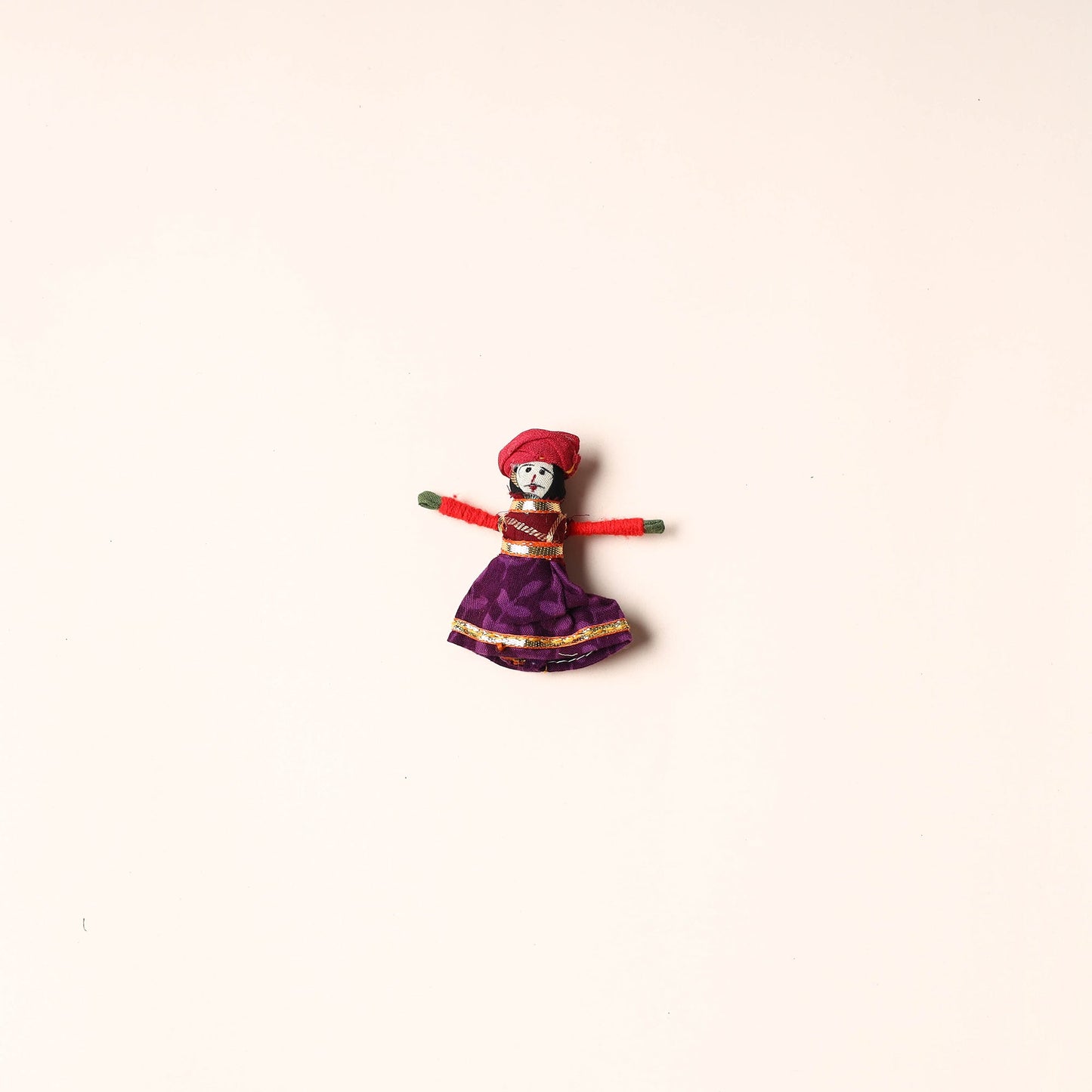 Rajasthani Puppet Couple Handmade Magnet