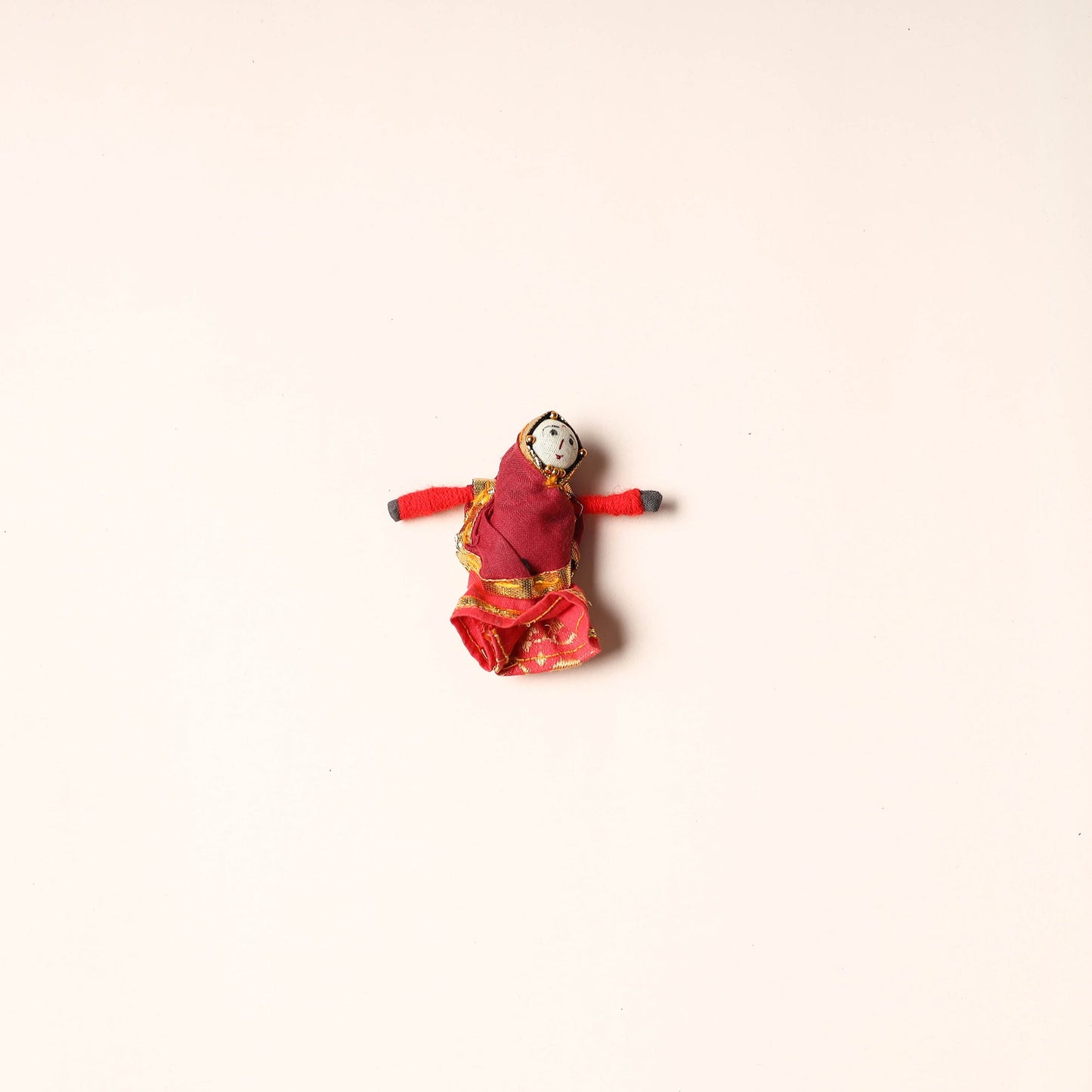Rajasthani Puppet Couple Handmade Magnet