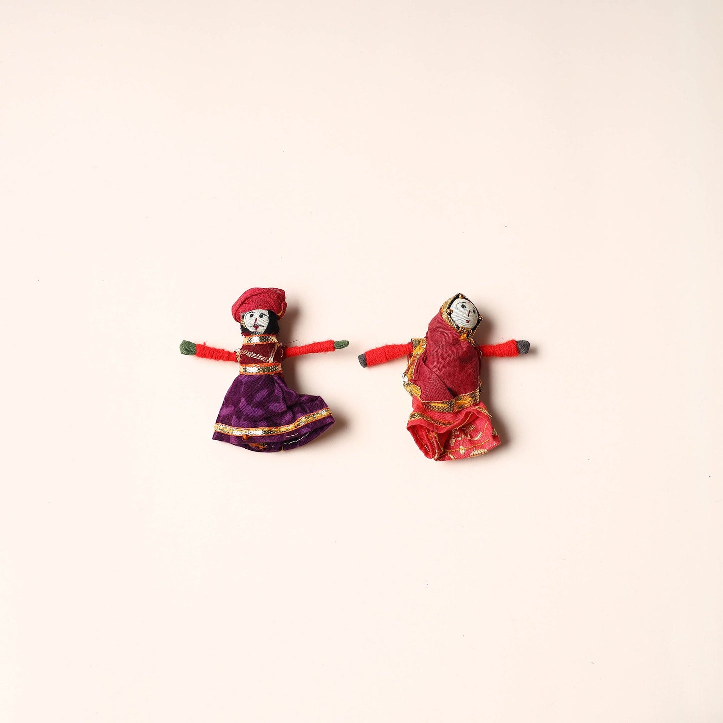 Rajasthani Puppet Couple Handmade Magnet