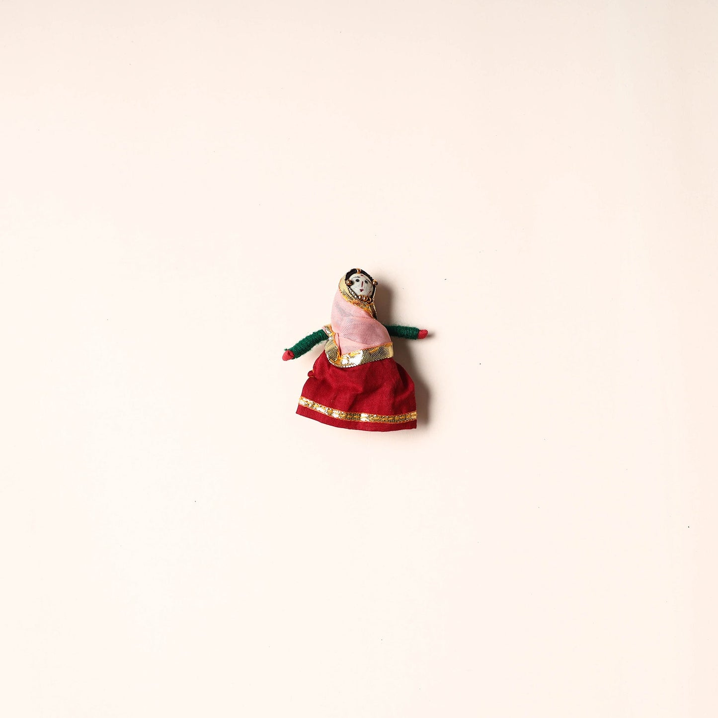 Rajasthani Puppet Couple Handmade Magnet