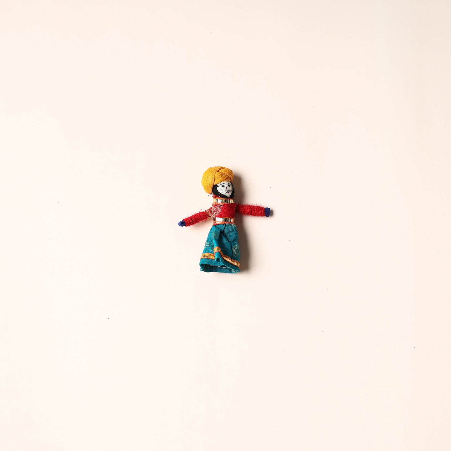 Rajasthani Puppet Couple Handmade Magnet