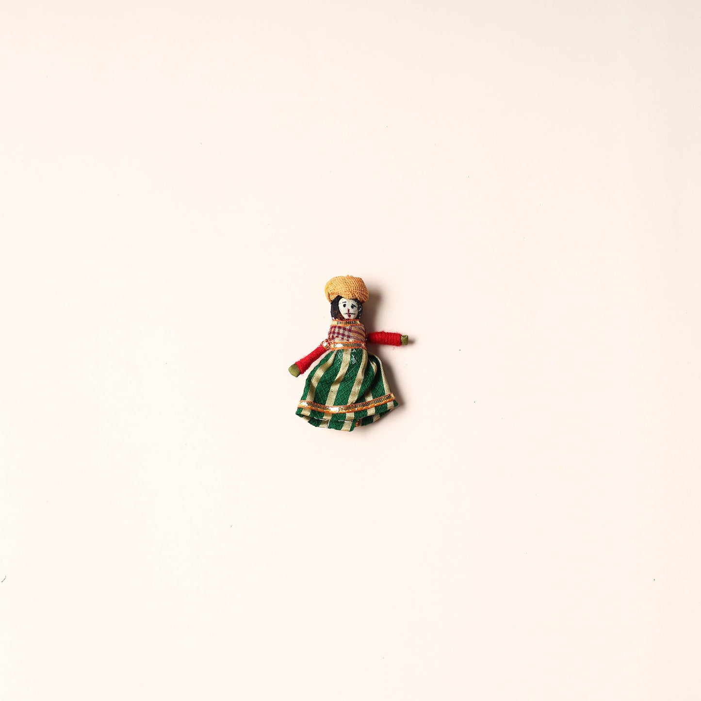 Rajasthani Puppet Couple Handmade Magnet