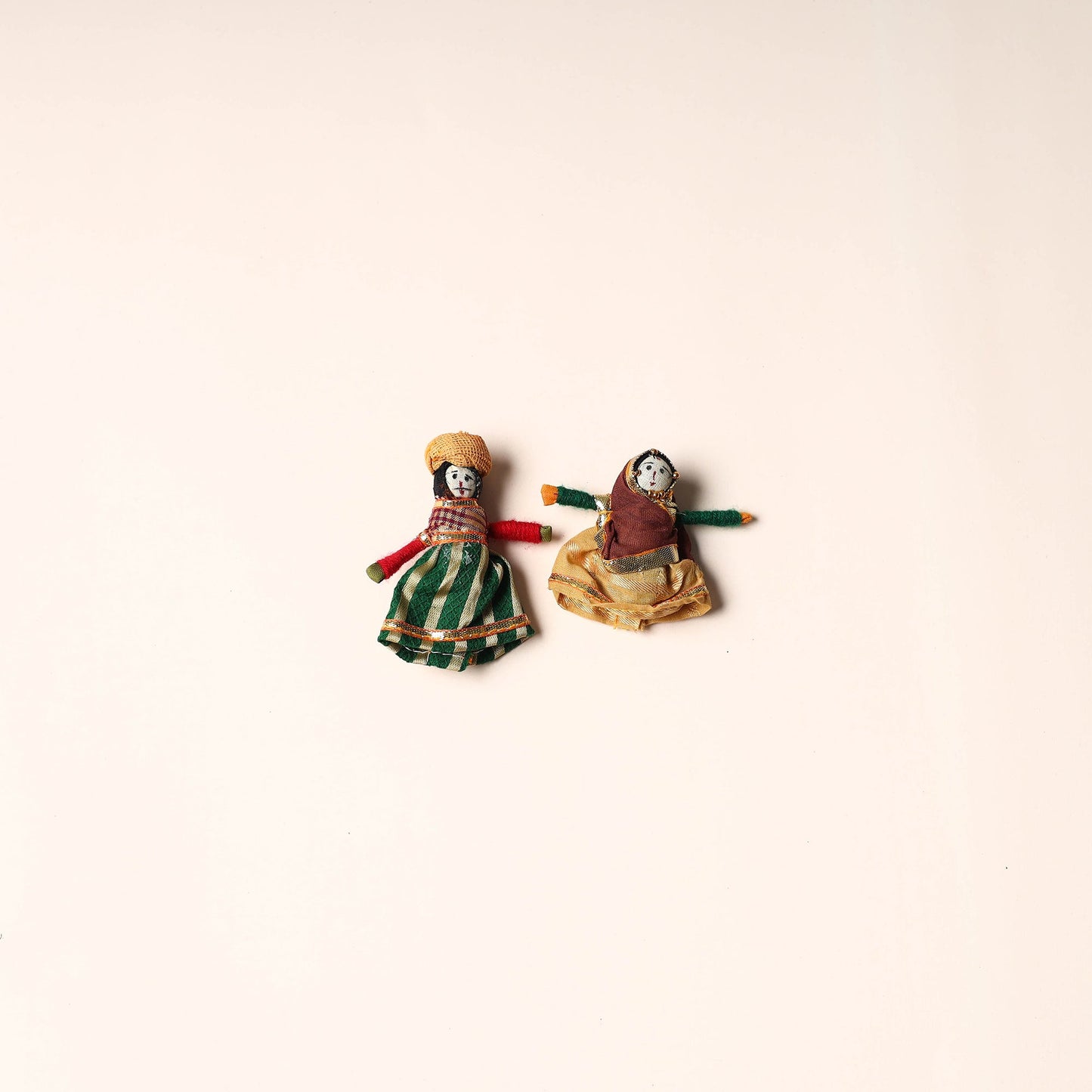 Rajasthani Puppet Couple Handmade Magnet