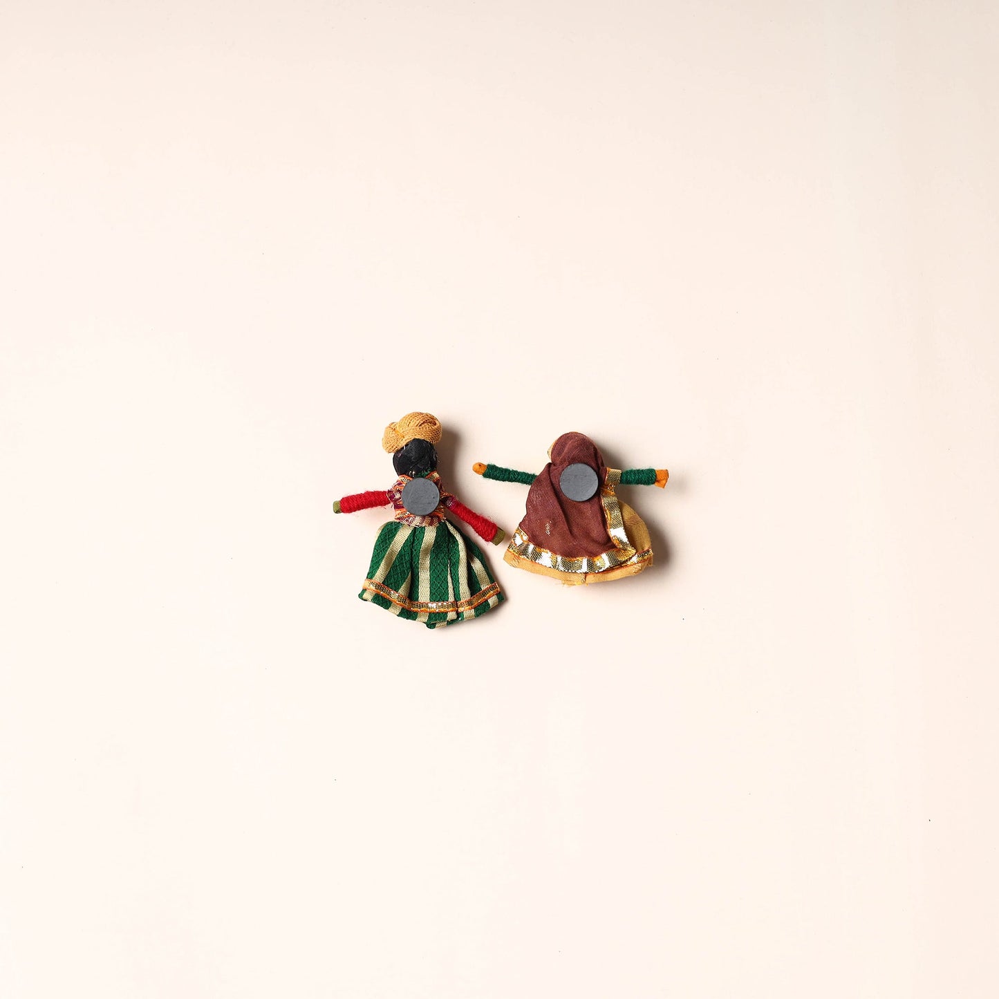 Rajasthani Puppet Couple Handmade Magnet
