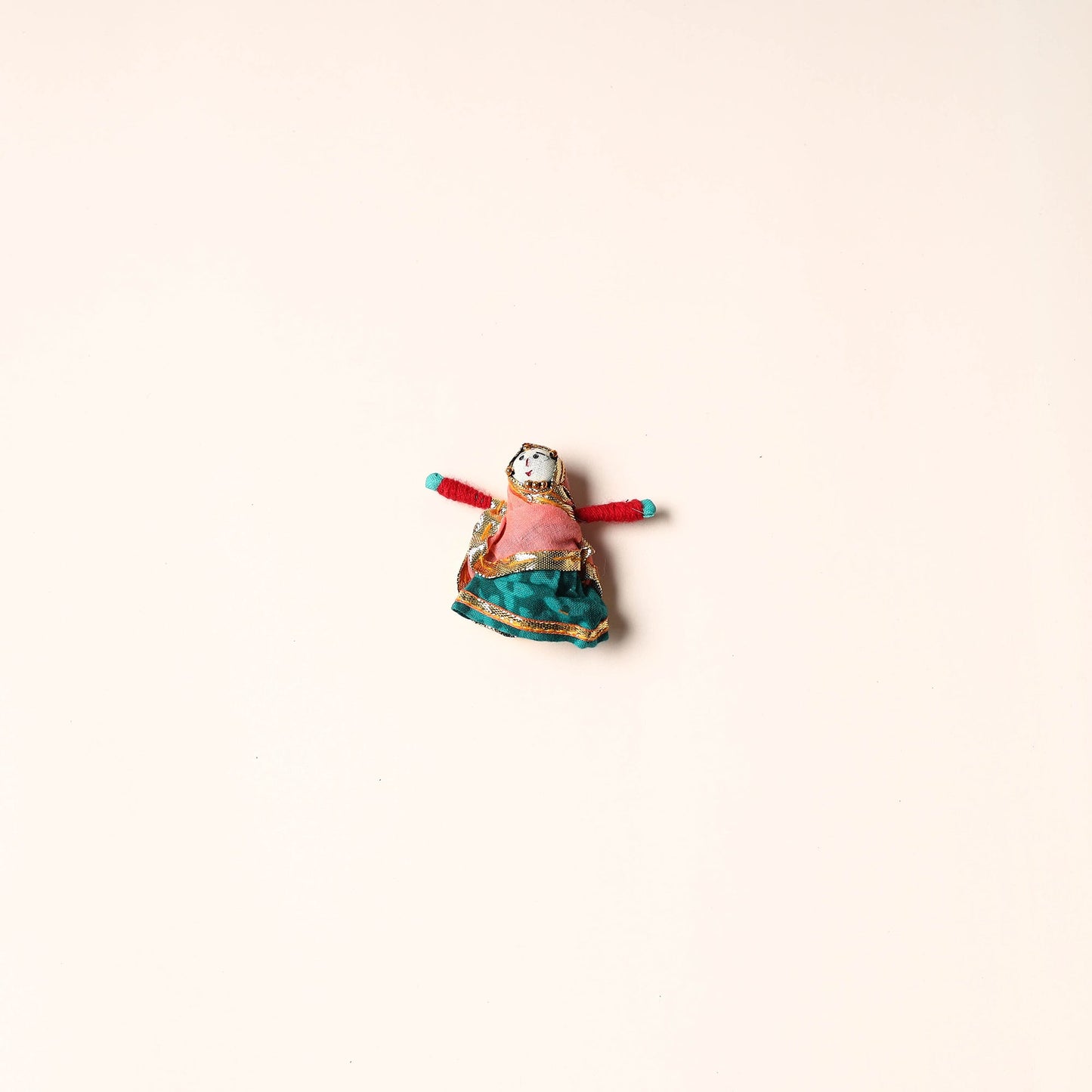 Rajasthani Puppet Couple Handmade Magnet