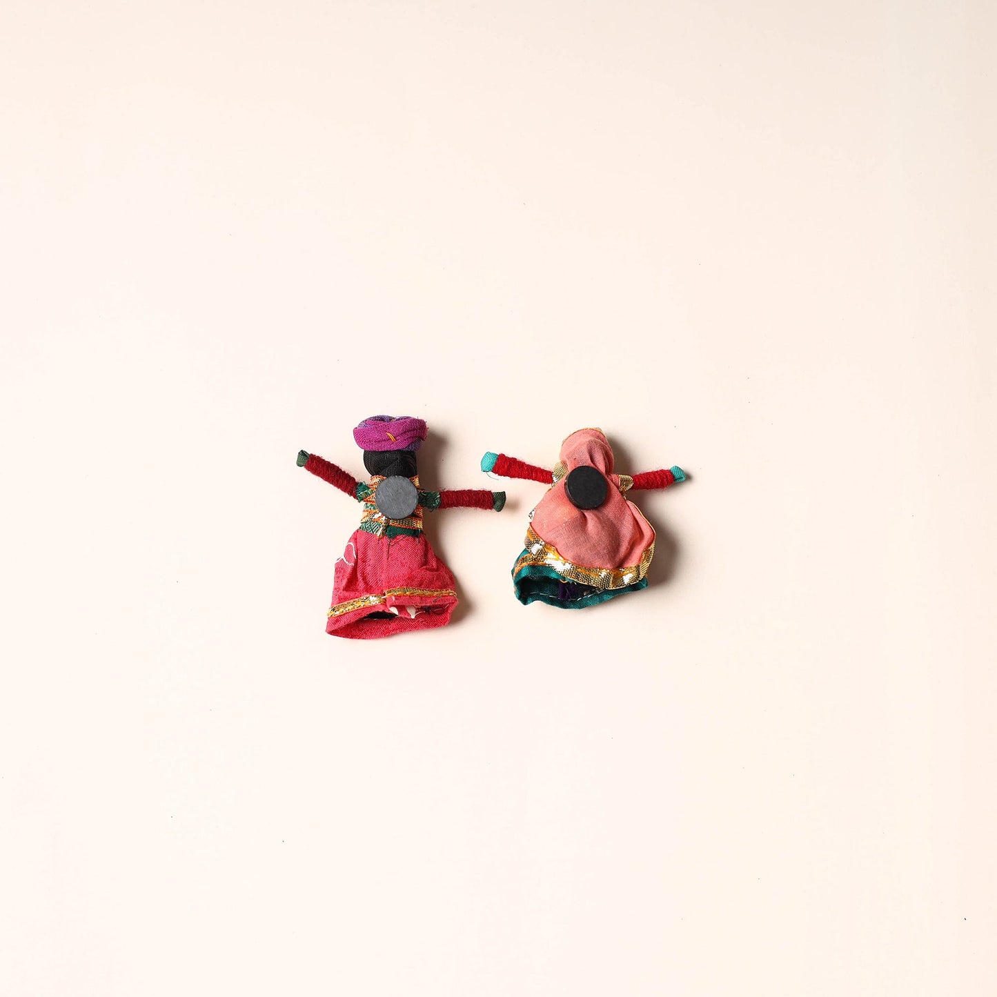 Rajasthani Puppet Couple Handmade Magnet