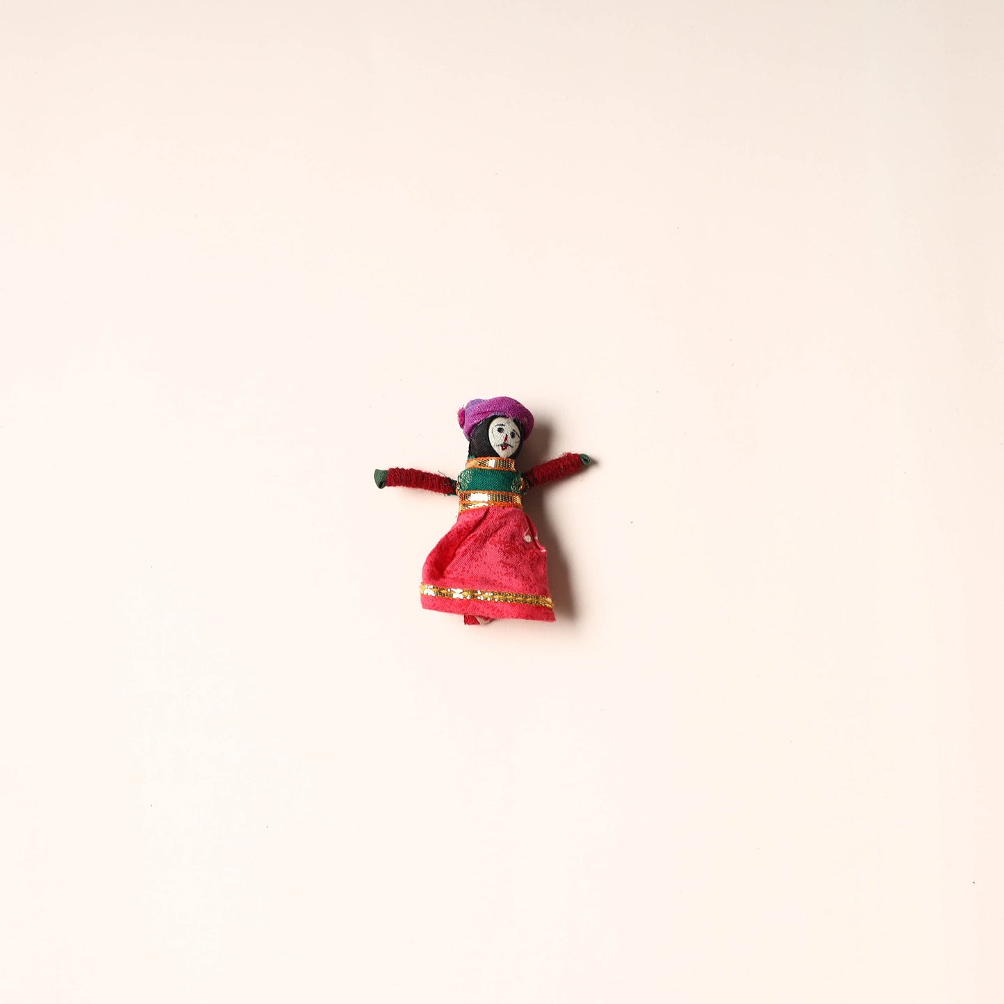 Rajasthani Puppet Couple Handmade Magnet