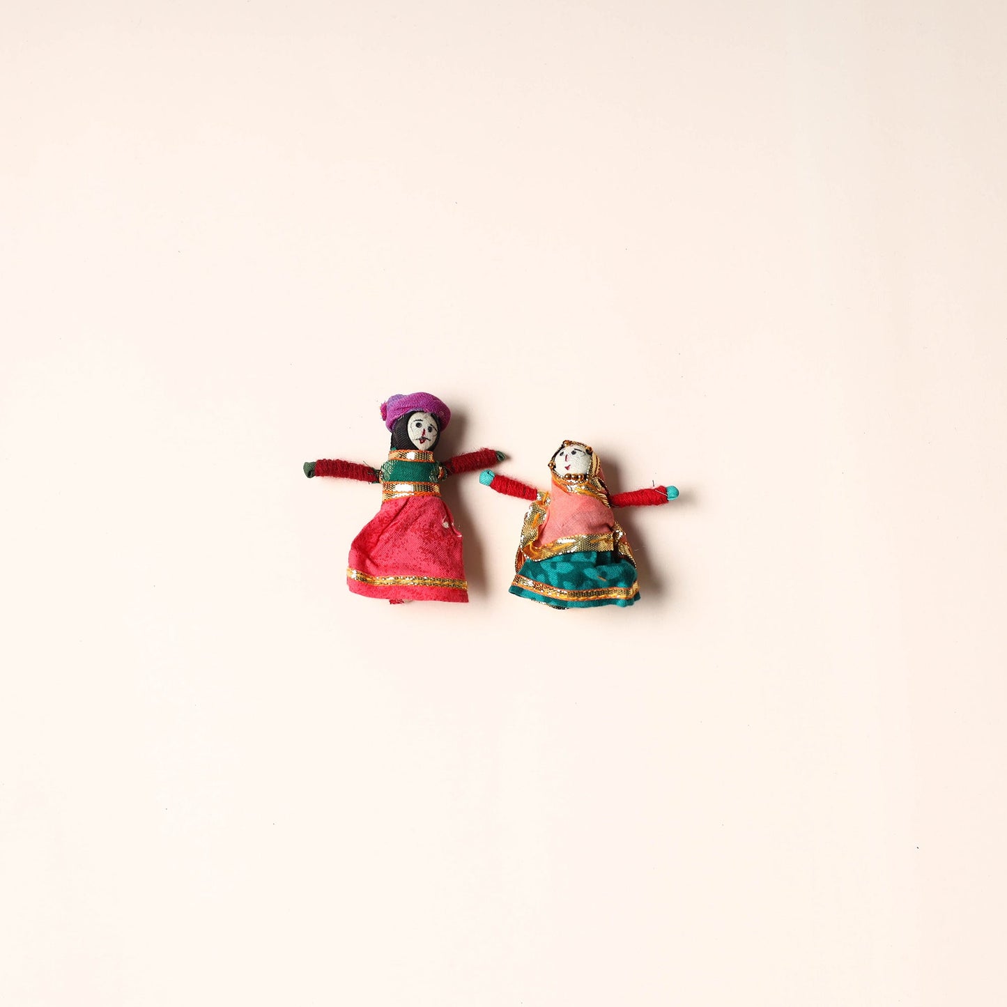 Rajasthani Puppet Couple Handmade Magnet