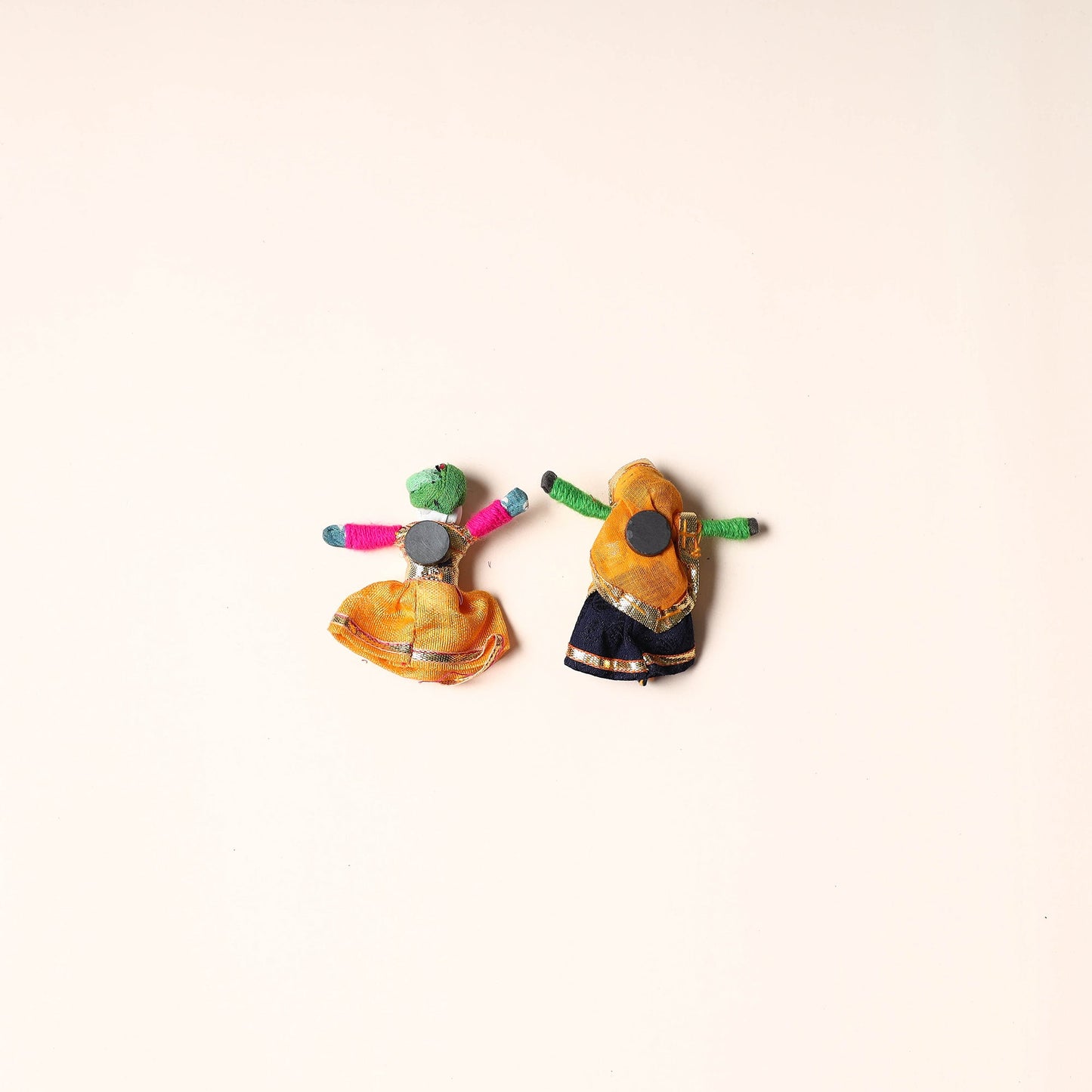 Rajasthani Puppet Couple Handmade Magnet