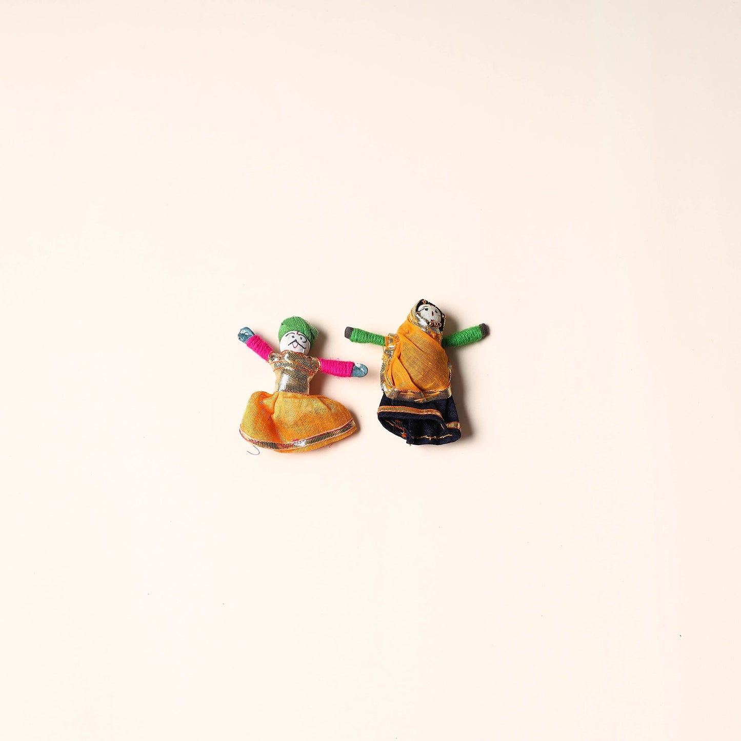 Rajasthani Puppet Couple Handmade Magnet