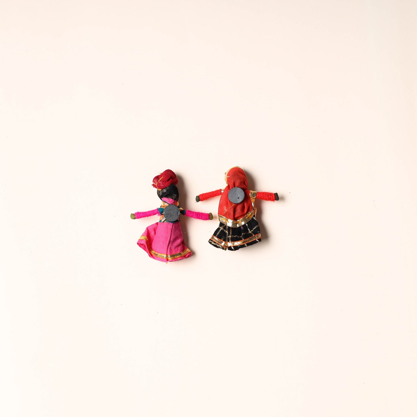 Rajasthani Puppet Couple Handmade Magnet