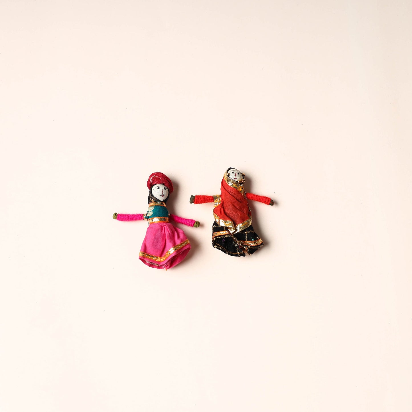Rajasthani Puppet Couple Handmade Magnet
