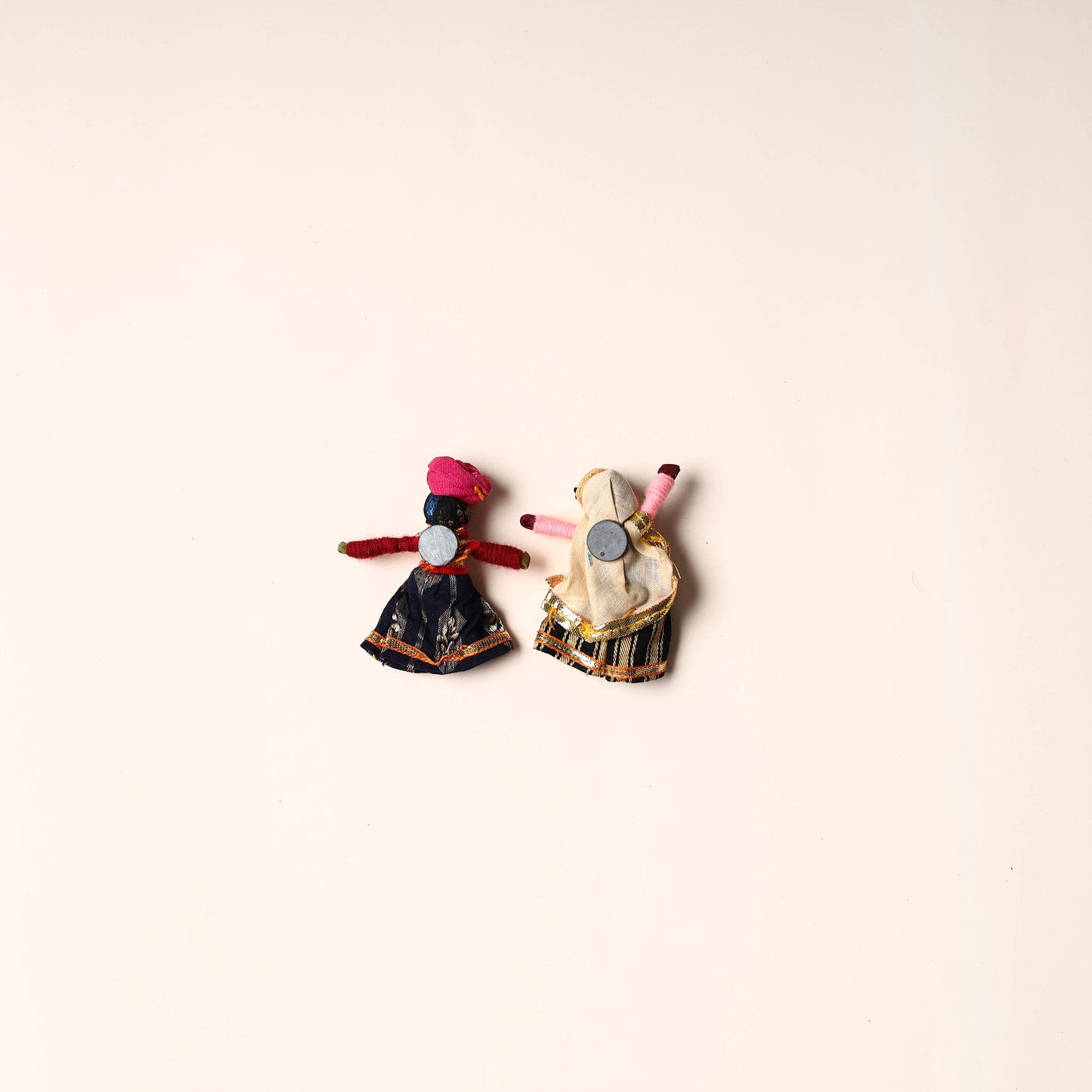 Rajasthani Puppet Couple Handmade Magnet