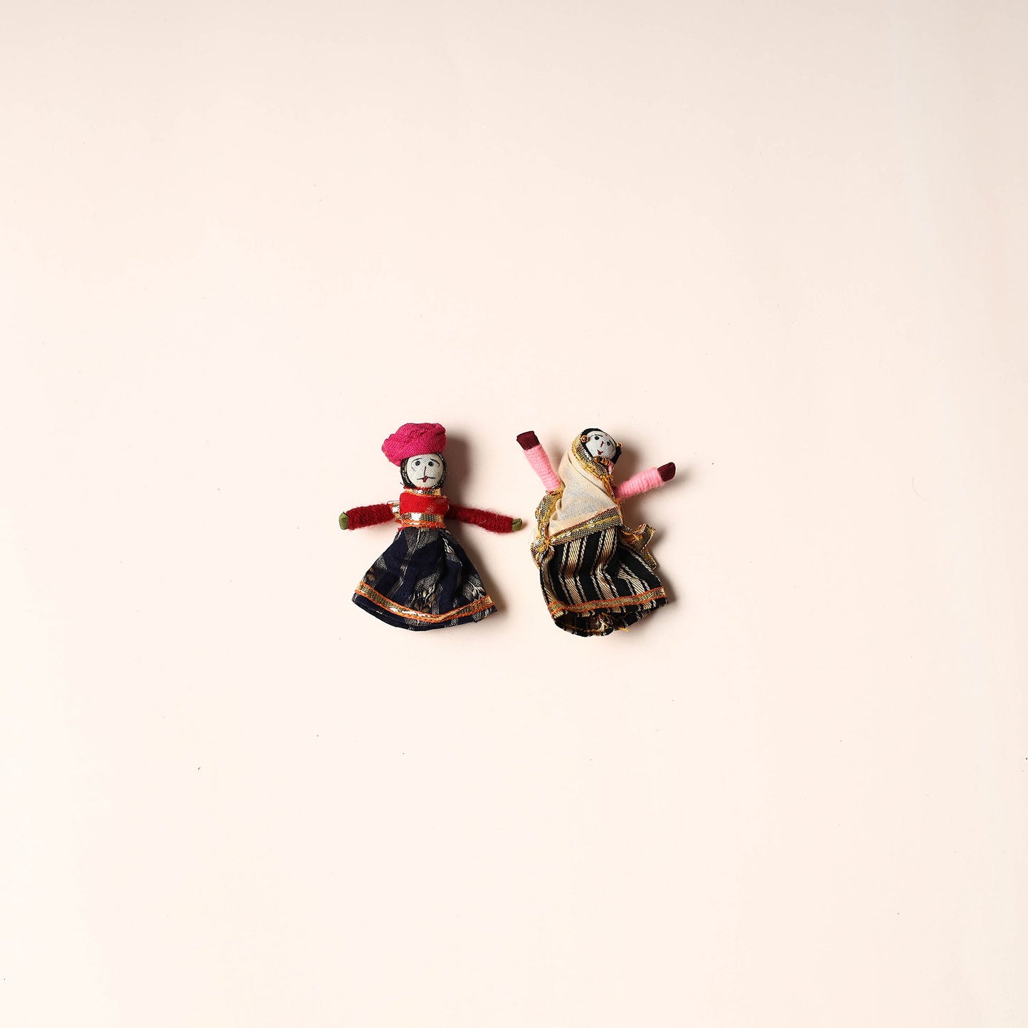 Rajasthani Puppet Couple Handmade Magnet