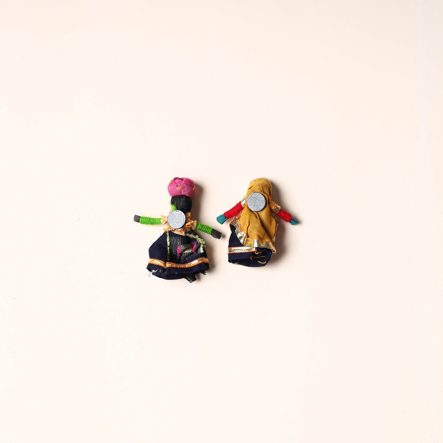 Rajasthani Puppet Couple Handmade Magnet