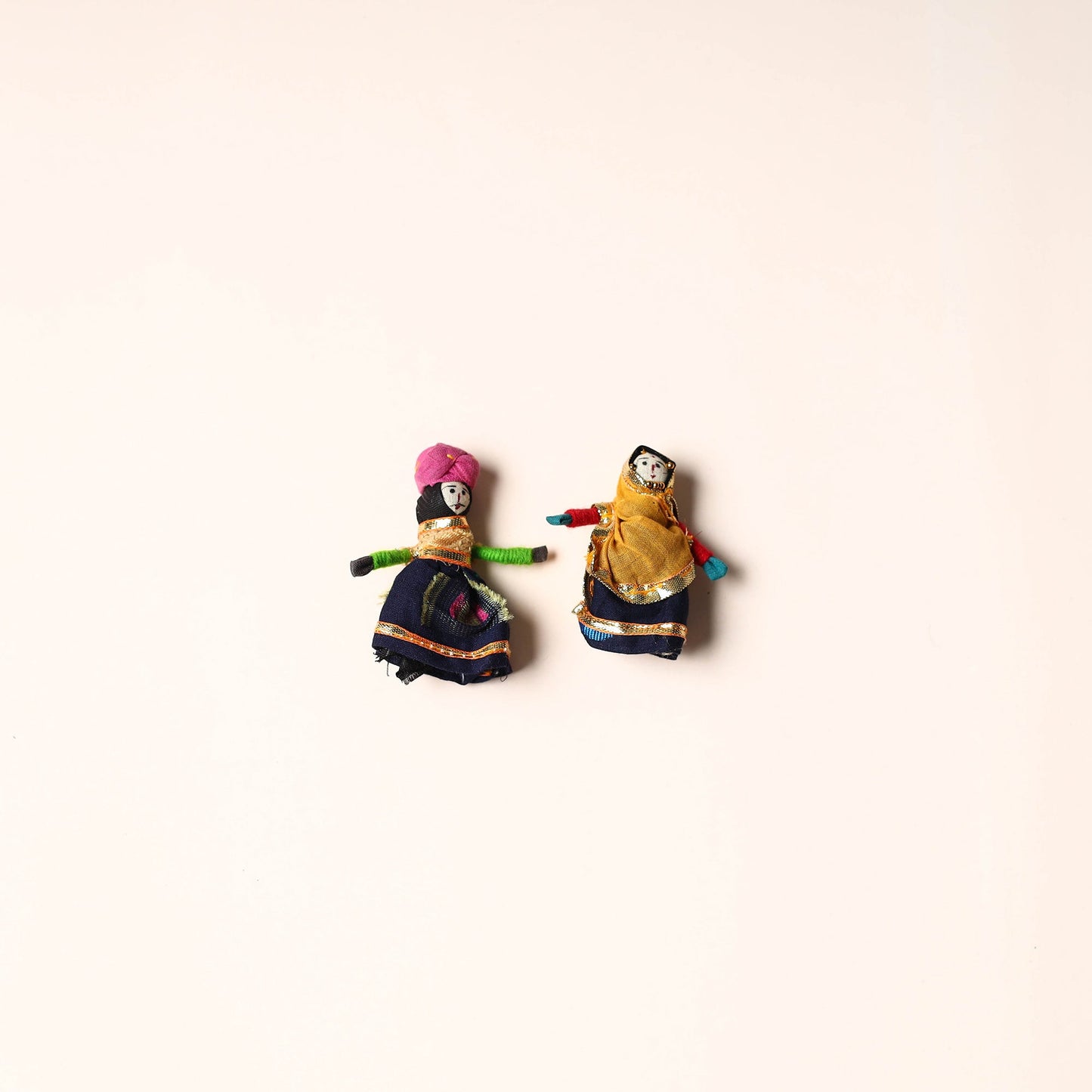 Rajasthani Puppet Couple Handmade Magnet