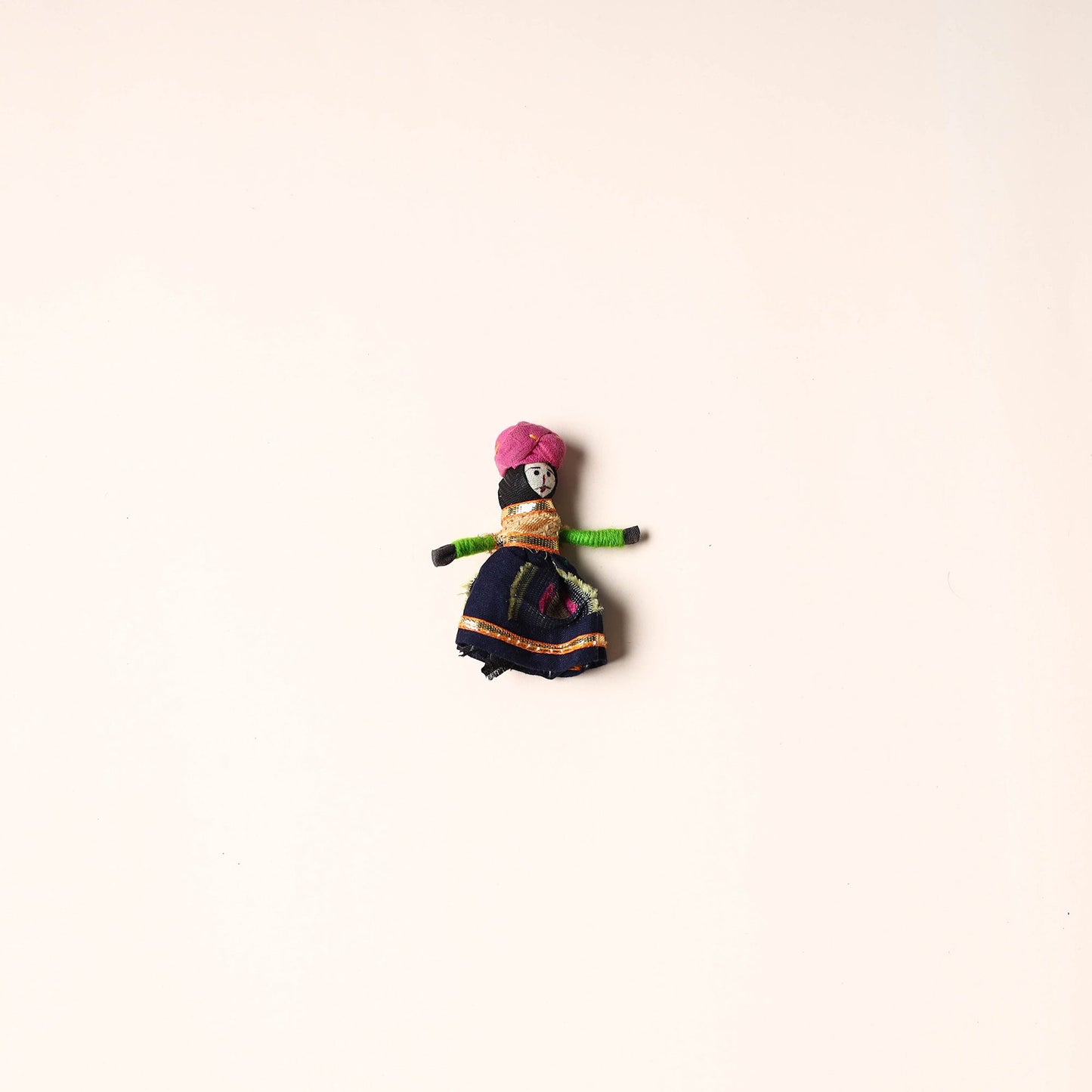 Rajasthani Puppet Couple Handmade Magnet