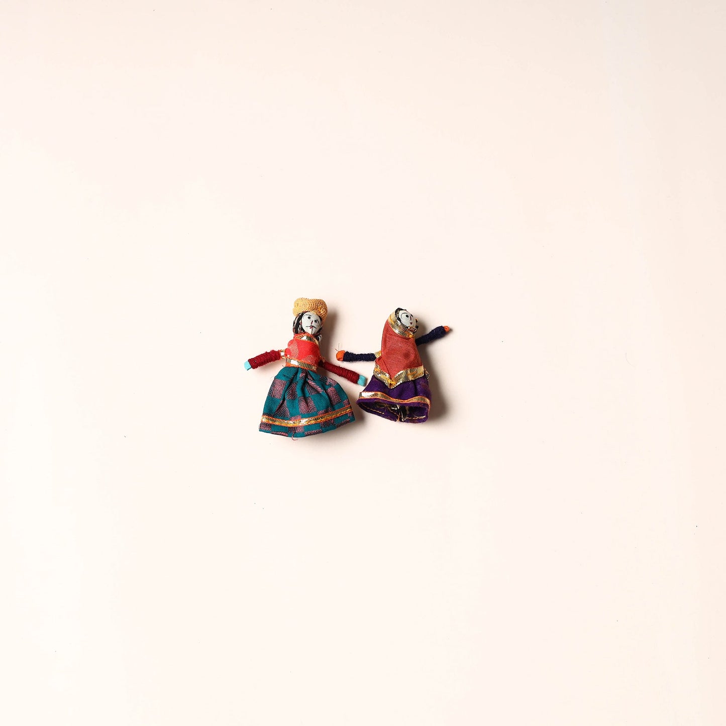 Rajasthani Puppet Couple Handmade Magnet