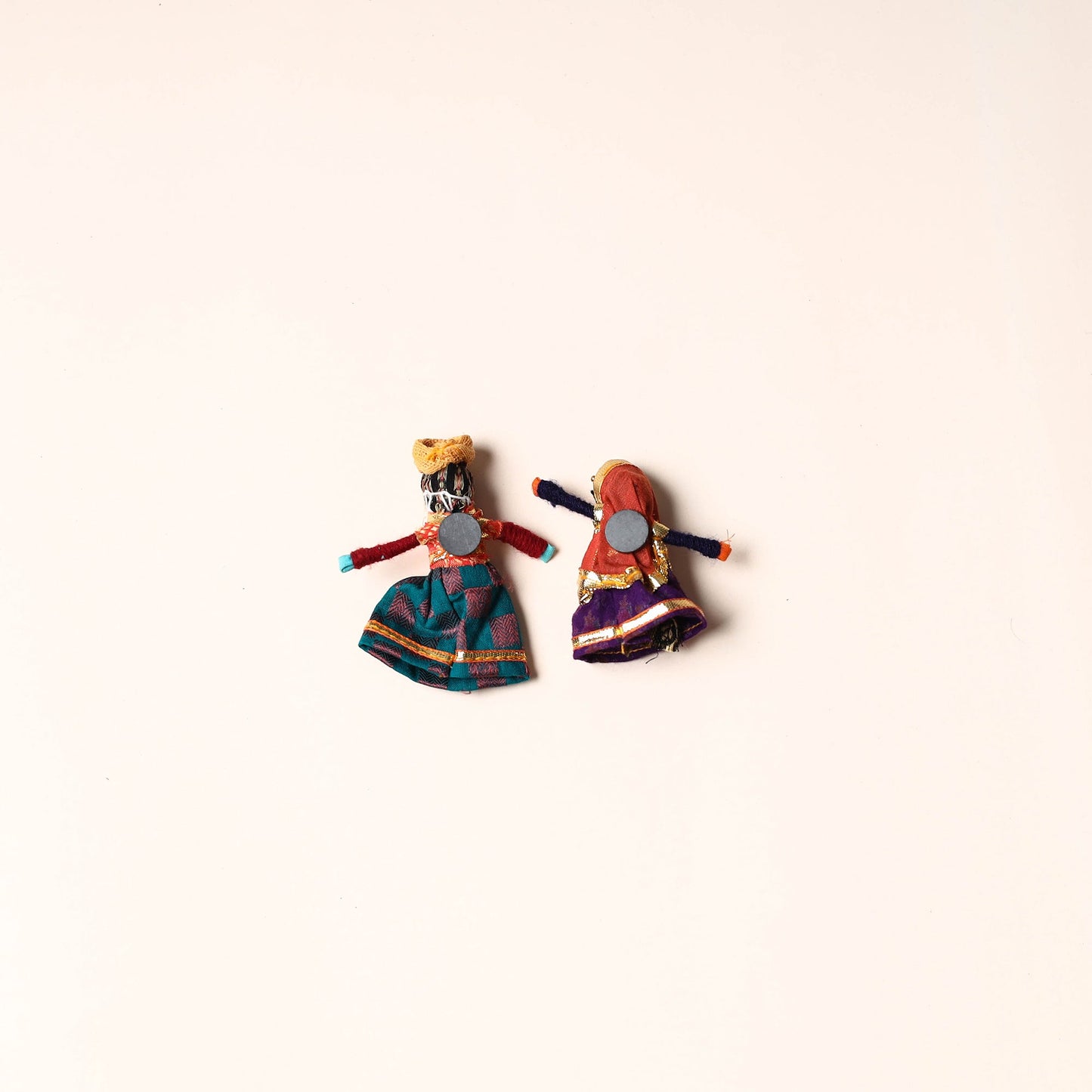 Rajasthani Puppet Couple Handmade Magnet