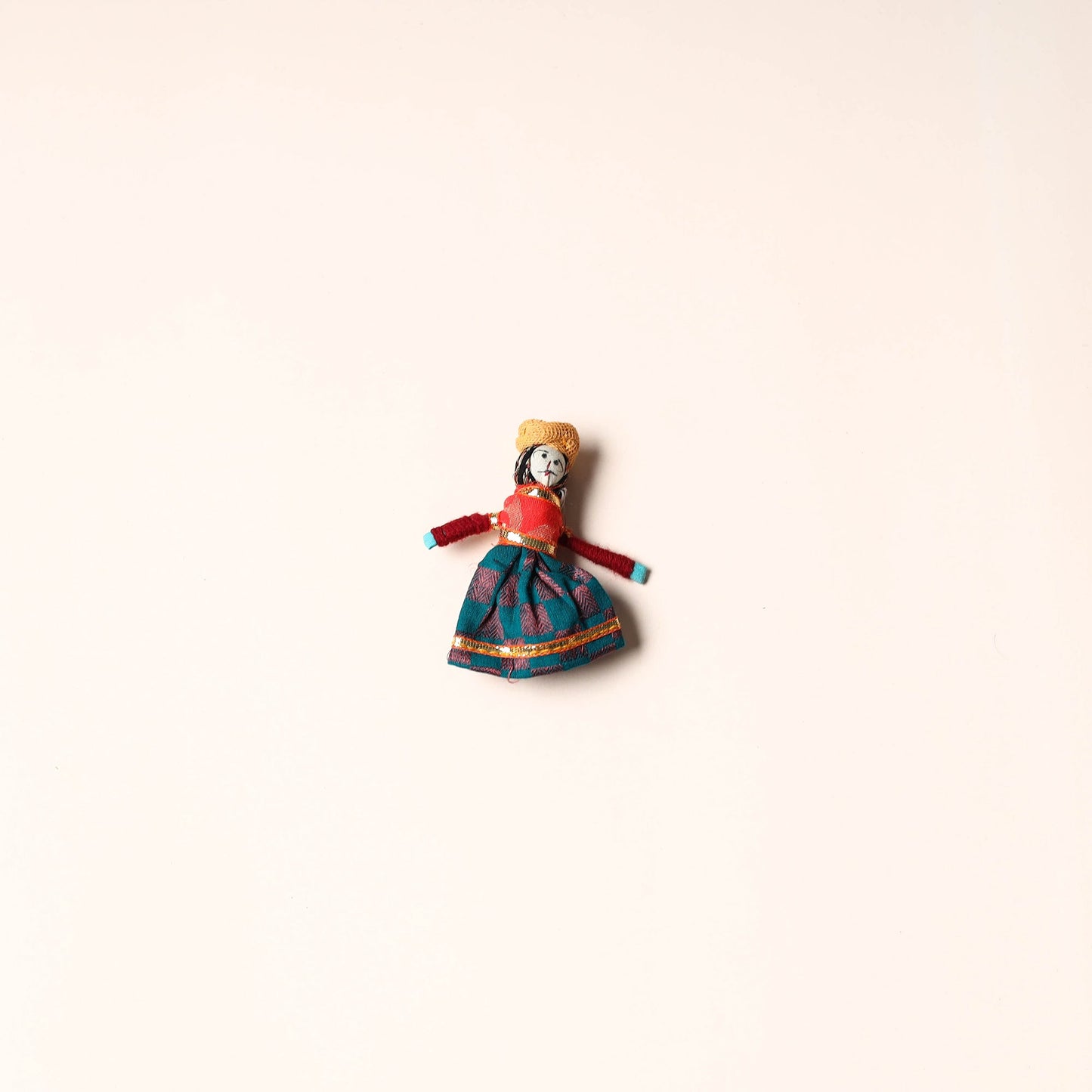 Rajasthani Puppet Couple Handmade Magnet