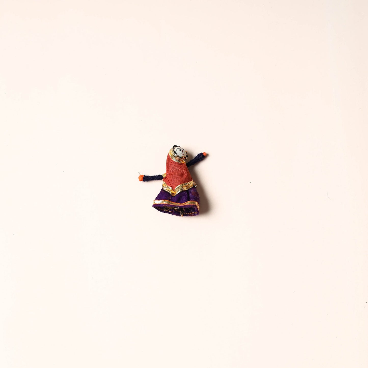 Rajasthani Puppet Couple Handmade Magnet
