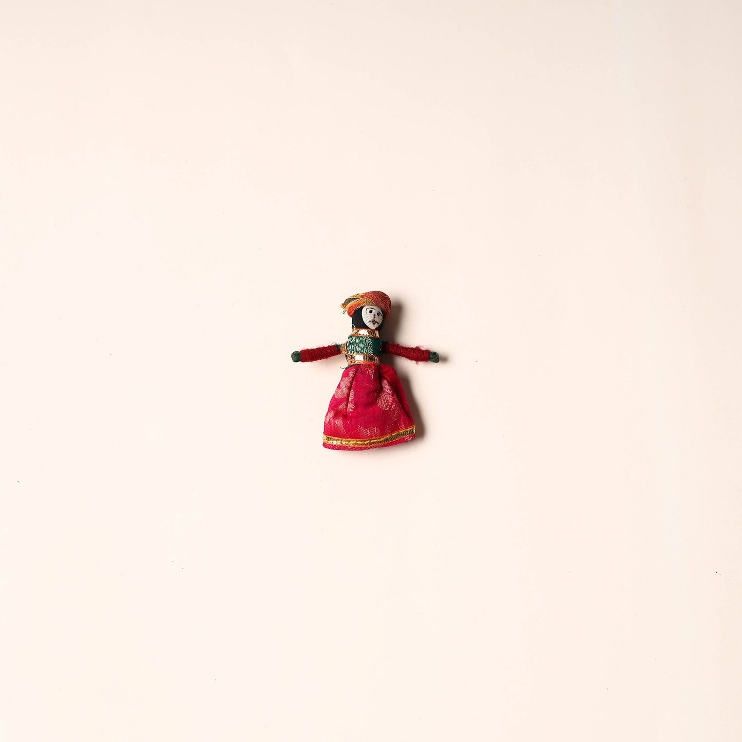 Rajasthani Puppet Couple Handmade Magnet