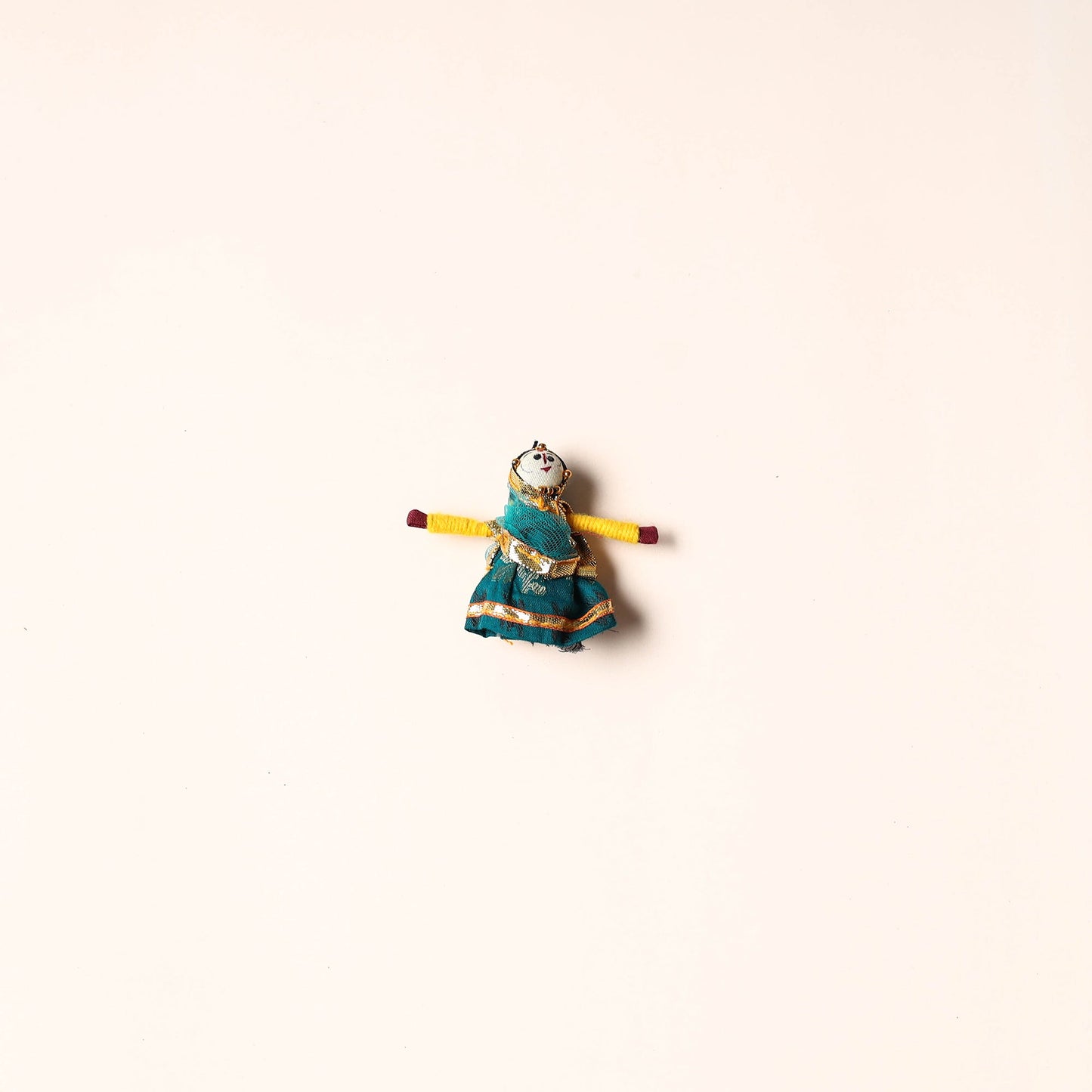 Rajasthani Puppet Couple Handmade Magnet
