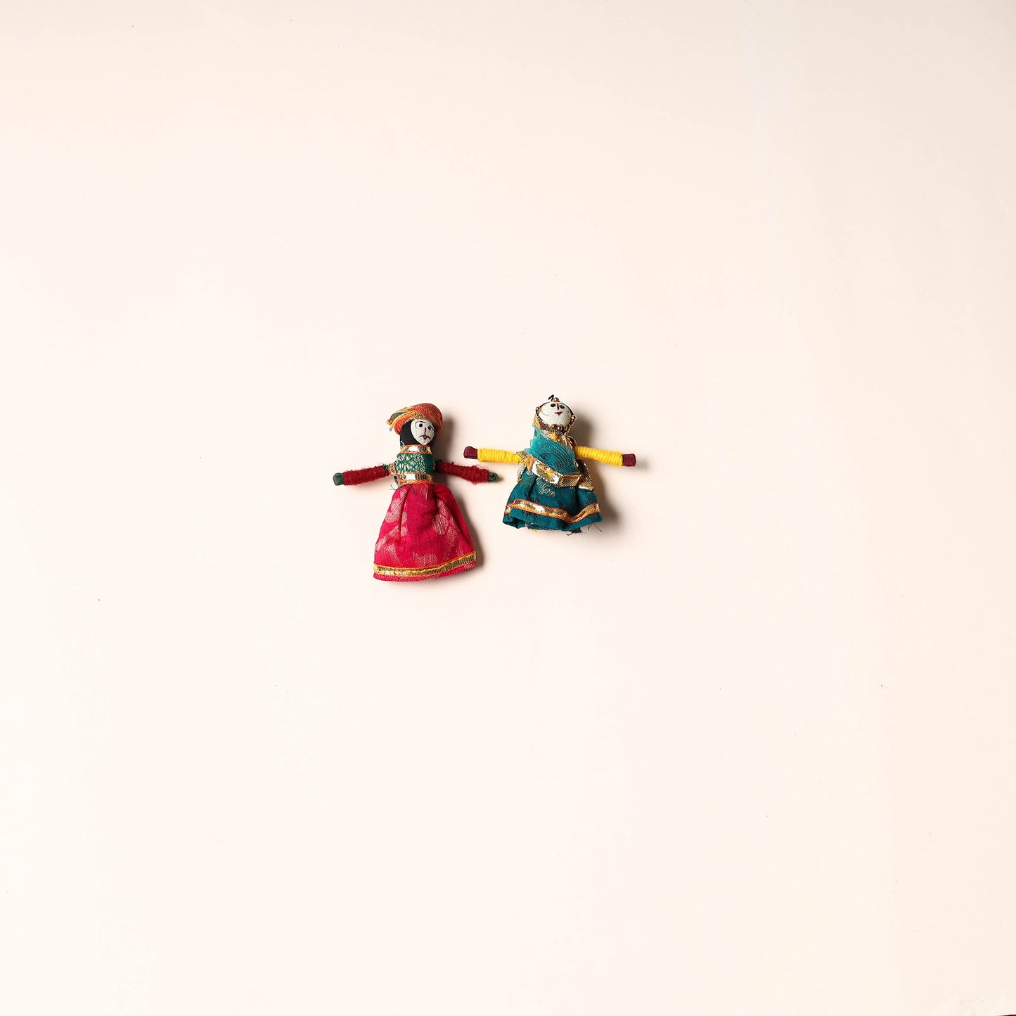 Rajasthani Puppet Couple Handmade Magnet