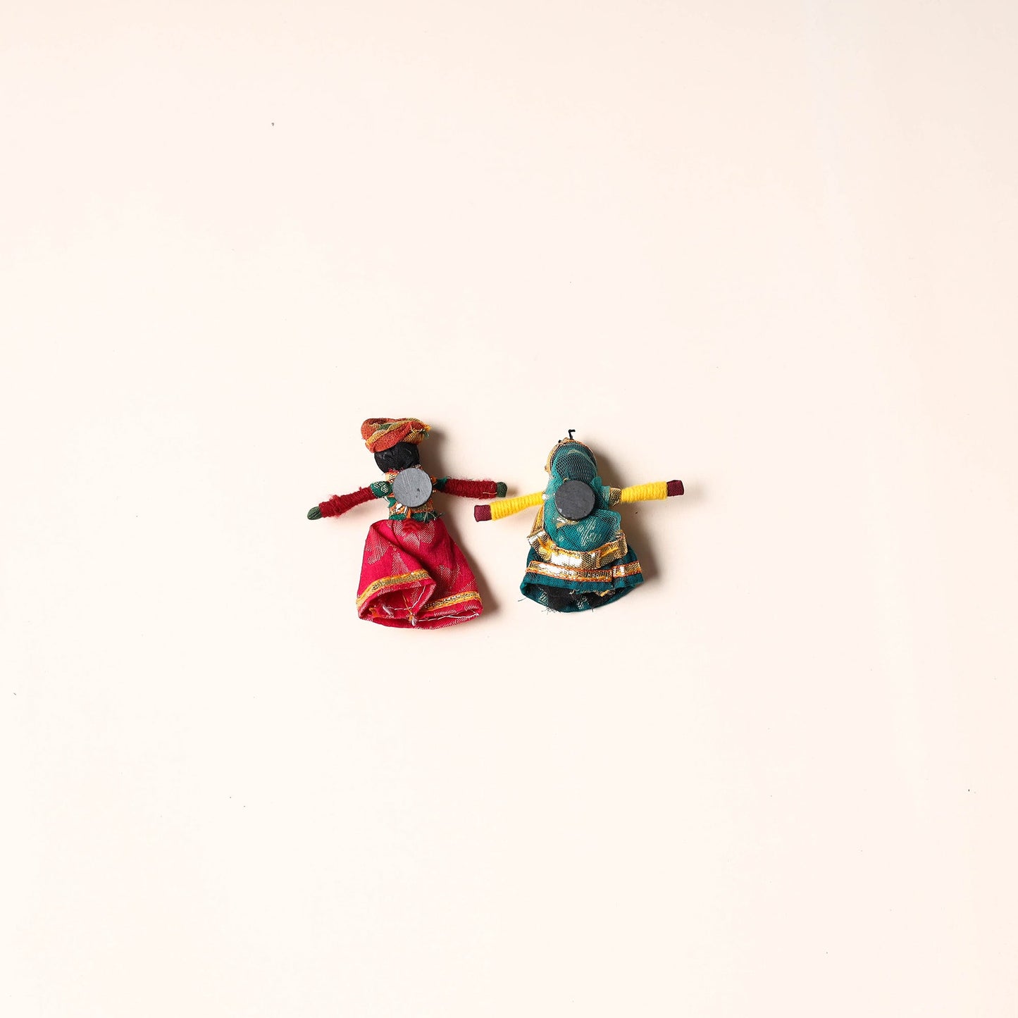 Rajasthani Puppet Couple Handmade Magnet
