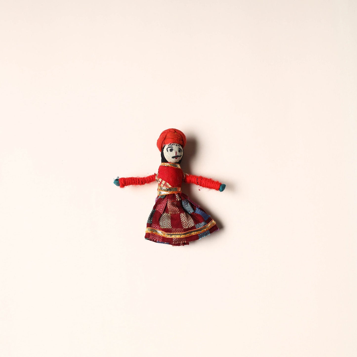 Rajasthani Puppet Couple Handmade Magnet