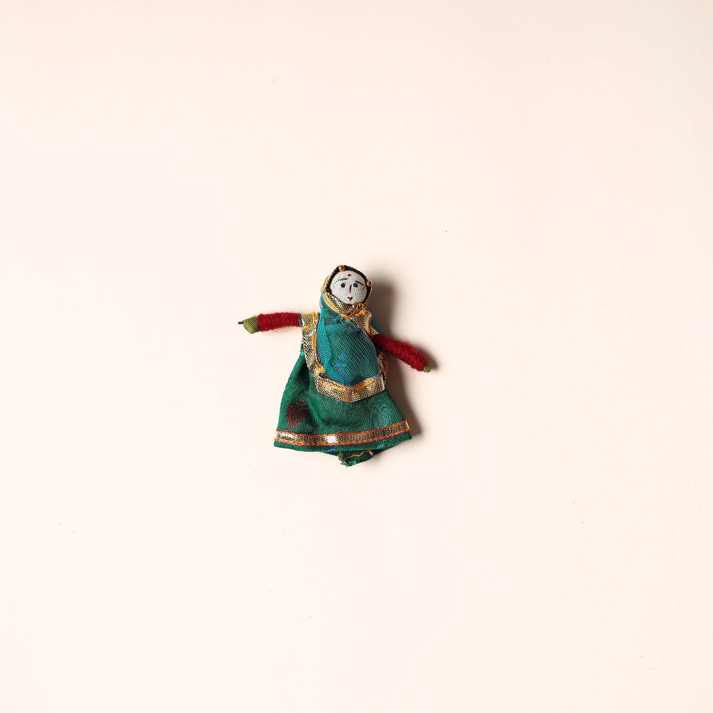 Rajasthani Puppet Couple Handmade Magnet