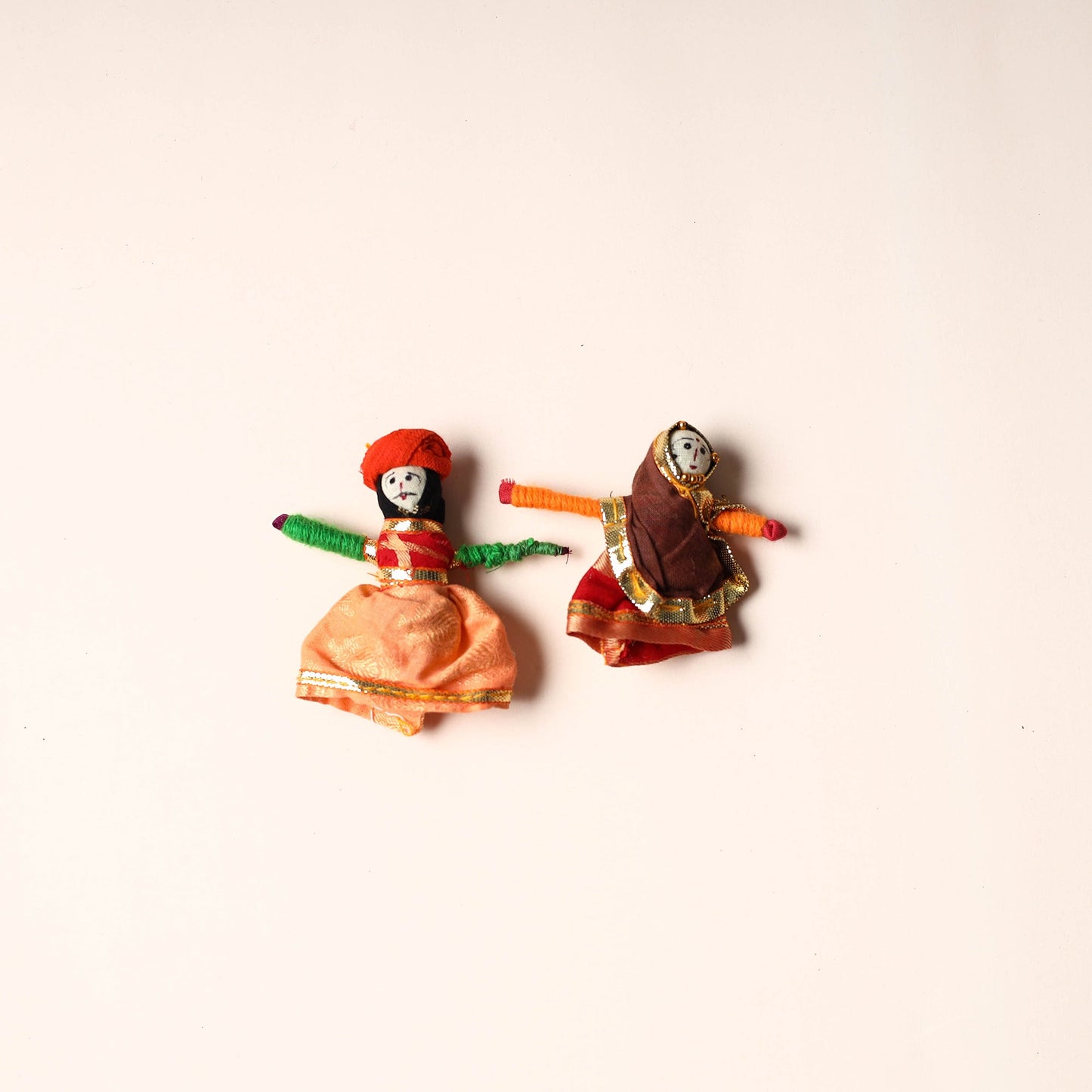 Rajasthani Puppet Couple Handmade Magnet