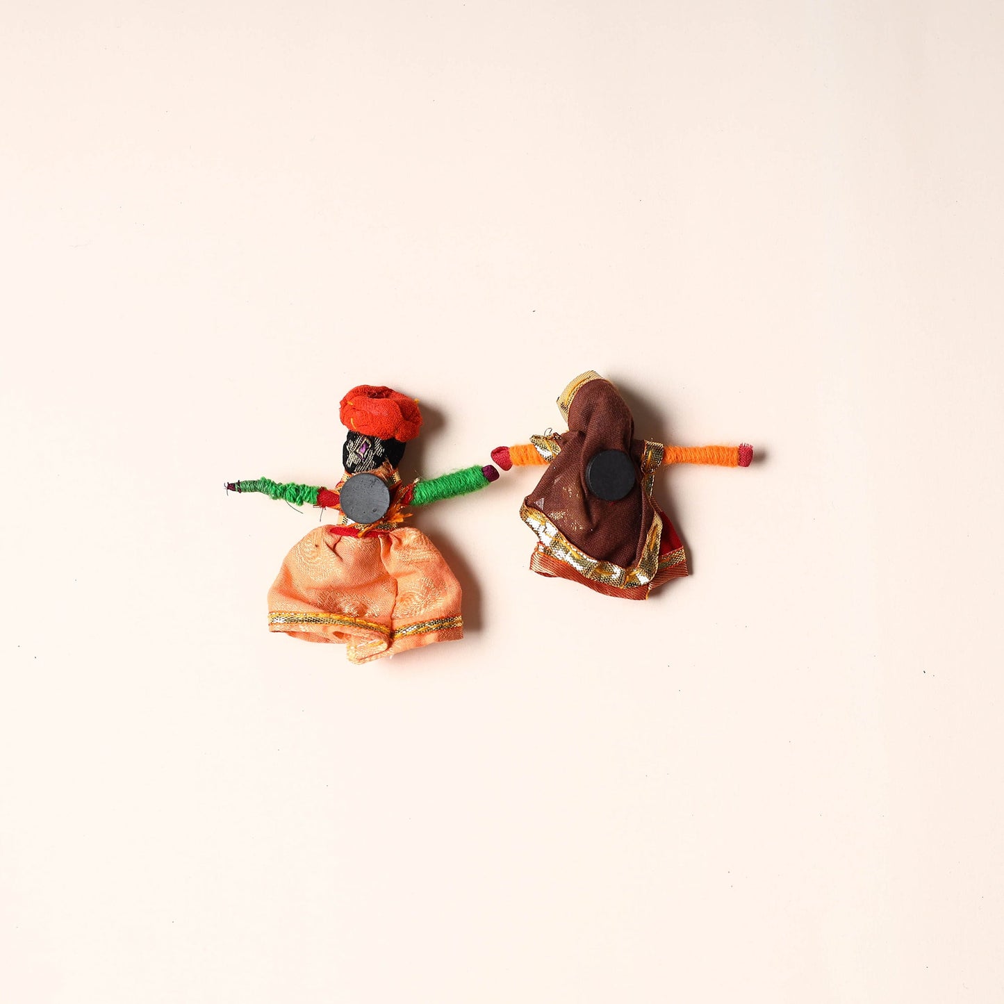 Rajasthani Puppet Couple Handmade Magnet