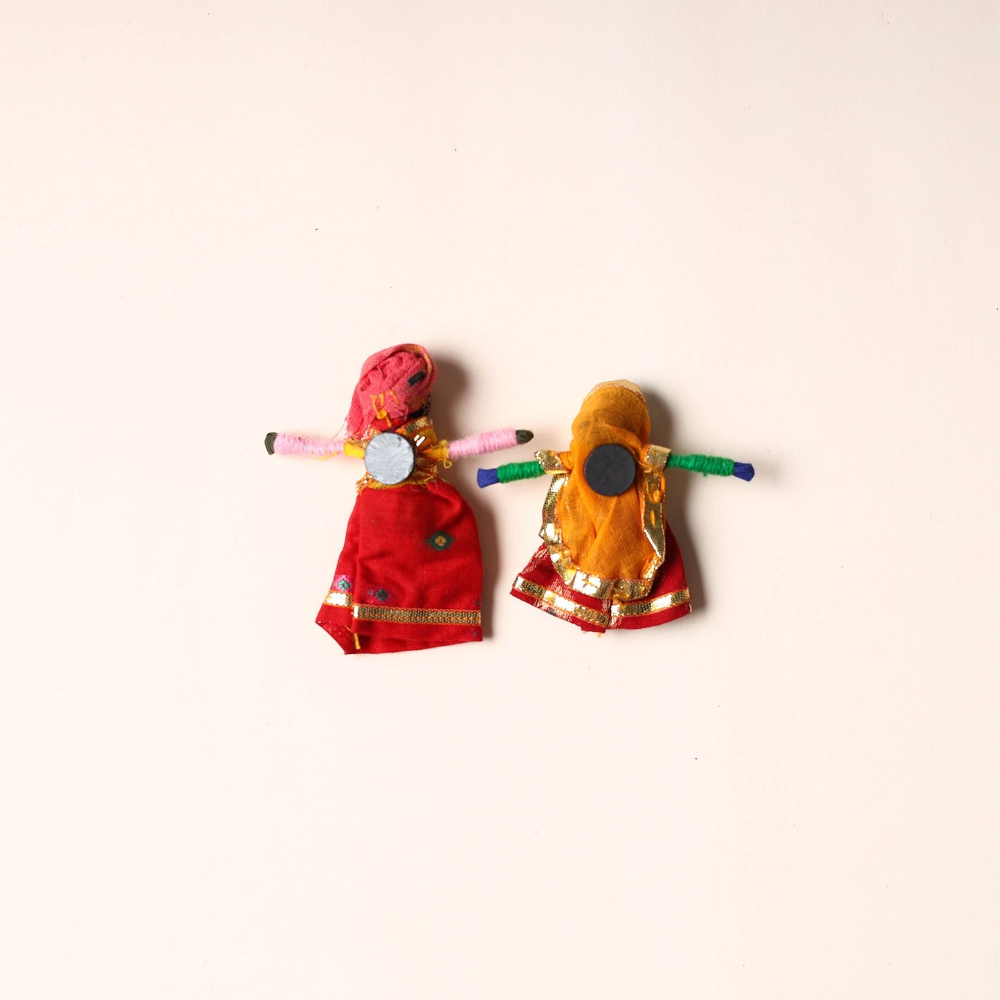Rajasthani Puppet Couple Handmade Magnet