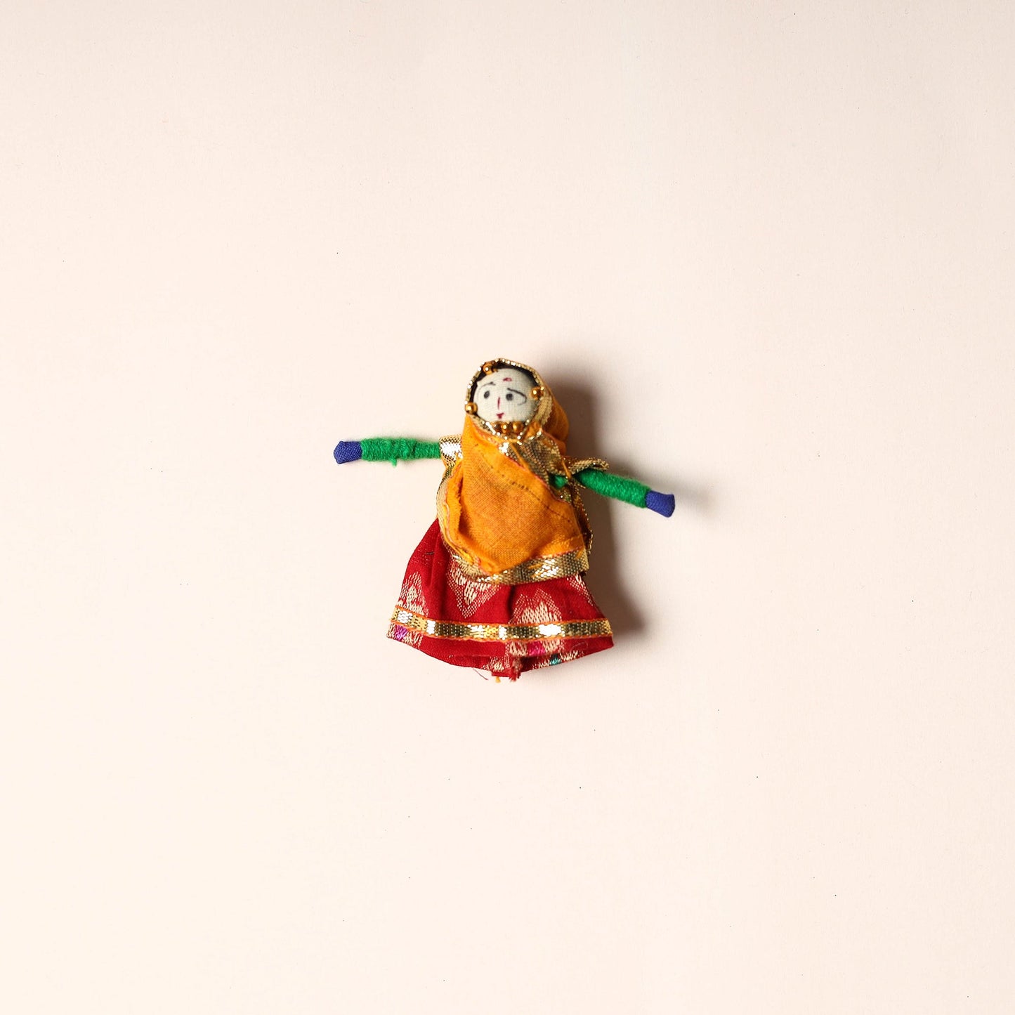 Rajasthani Puppet Couple Handmade Magnet