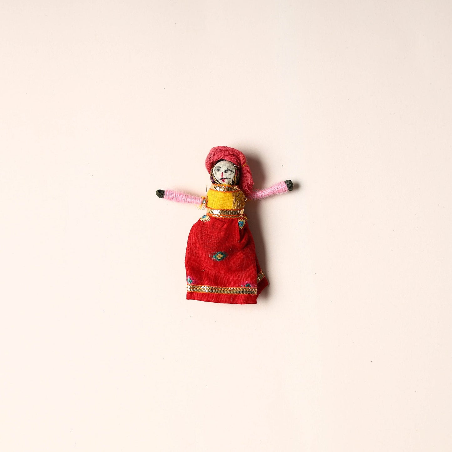 Rajasthani Puppet Couple Handmade Magnet
