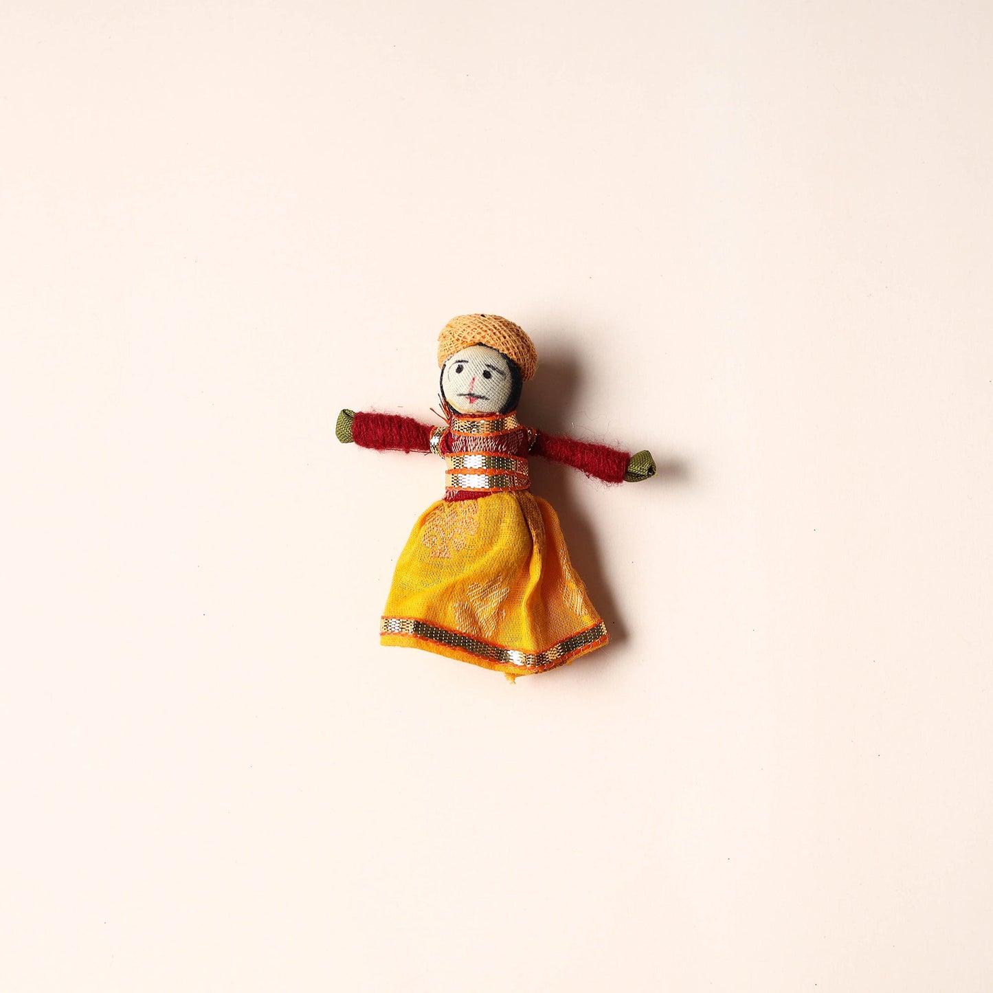 Rajasthani Puppet Couple Handmade Magnet