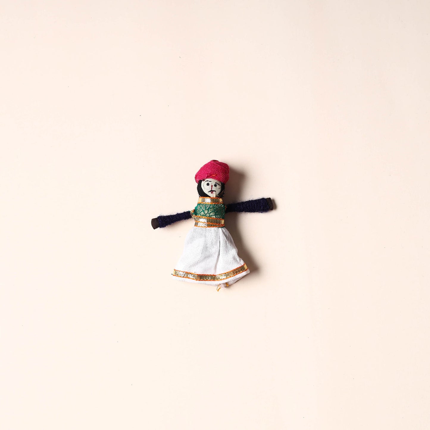 Rajasthani Puppet Couple Handmade Magnet