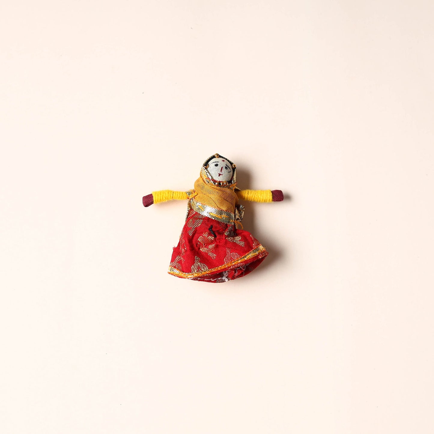 Rajasthani Puppet Couple Handmade Magnet