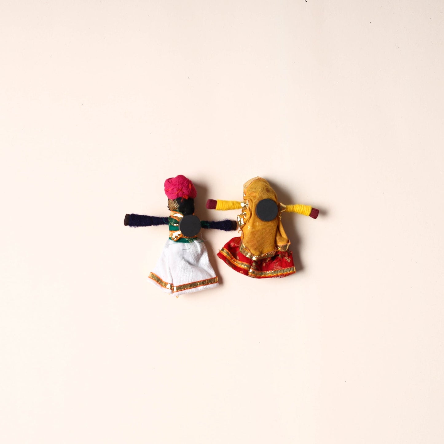 Rajasthani Puppet Couple Handmade Magnet