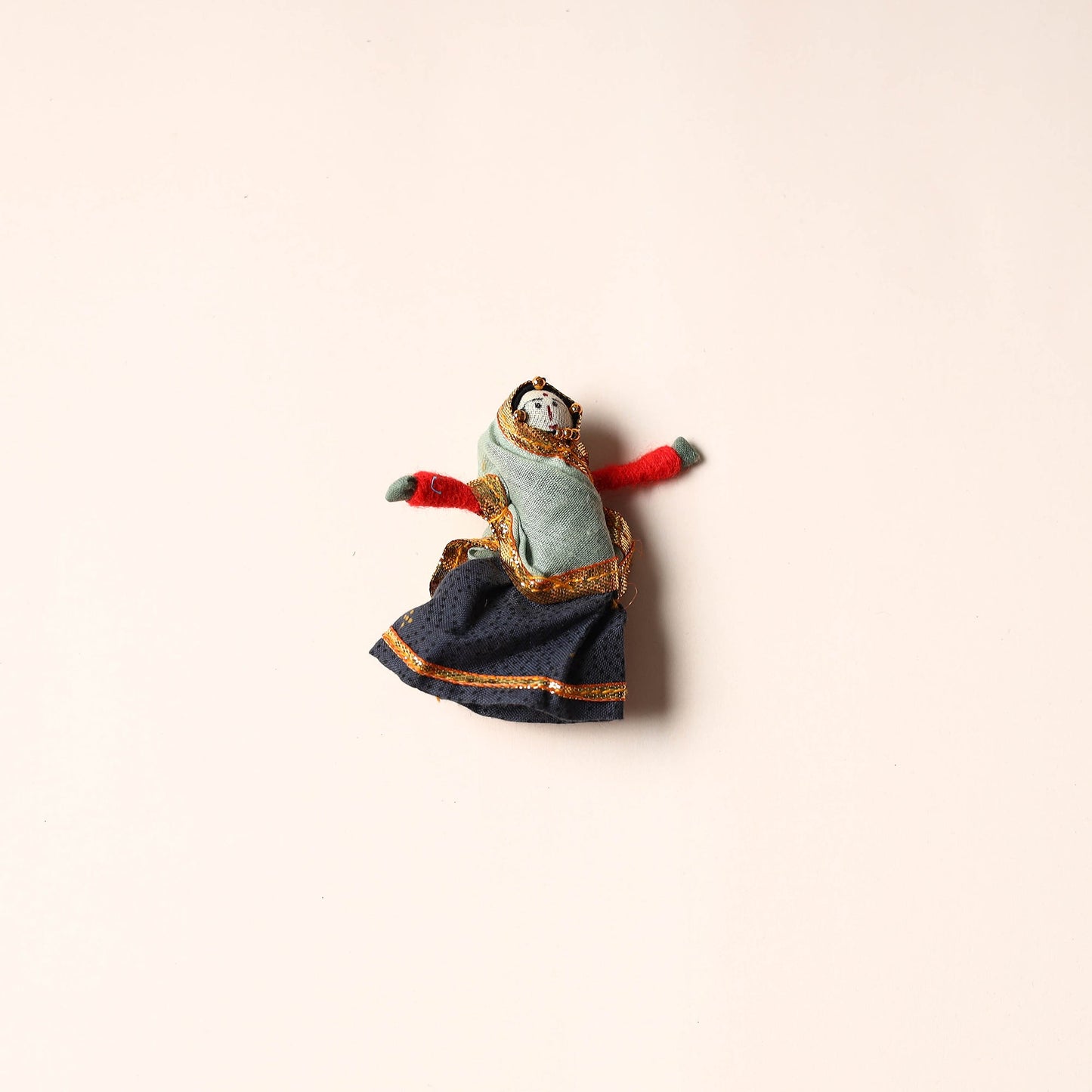 Rajasthani Puppet Couple Handmade Magnet