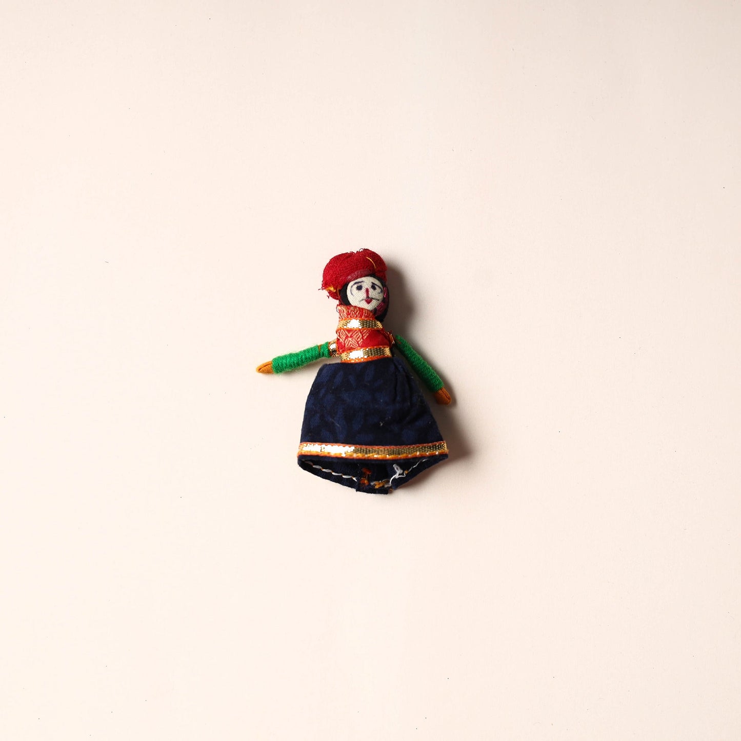 Rajasthani Puppet Couple Handmade Magnet