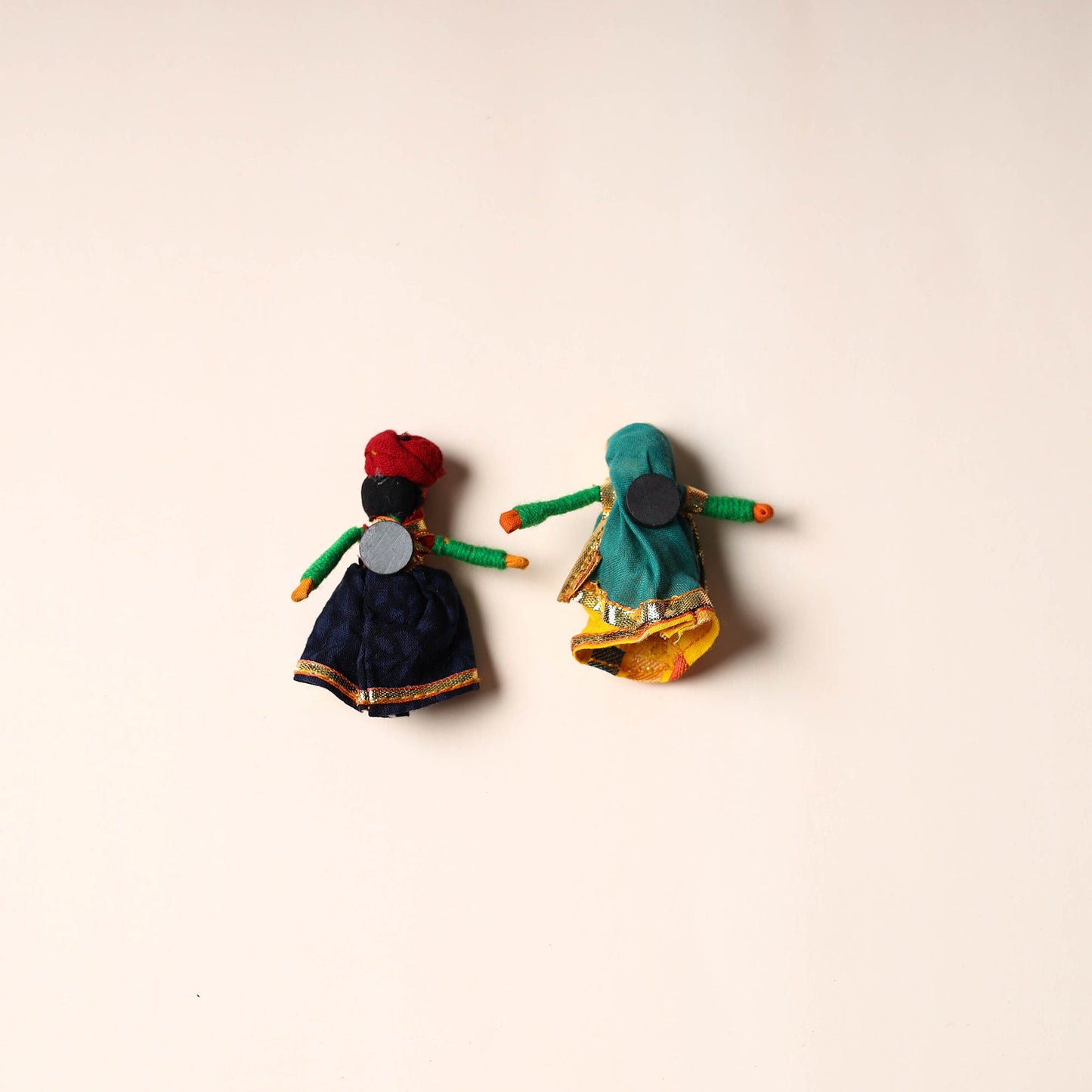 Rajasthani Puppet Couple Handmade Magnet
