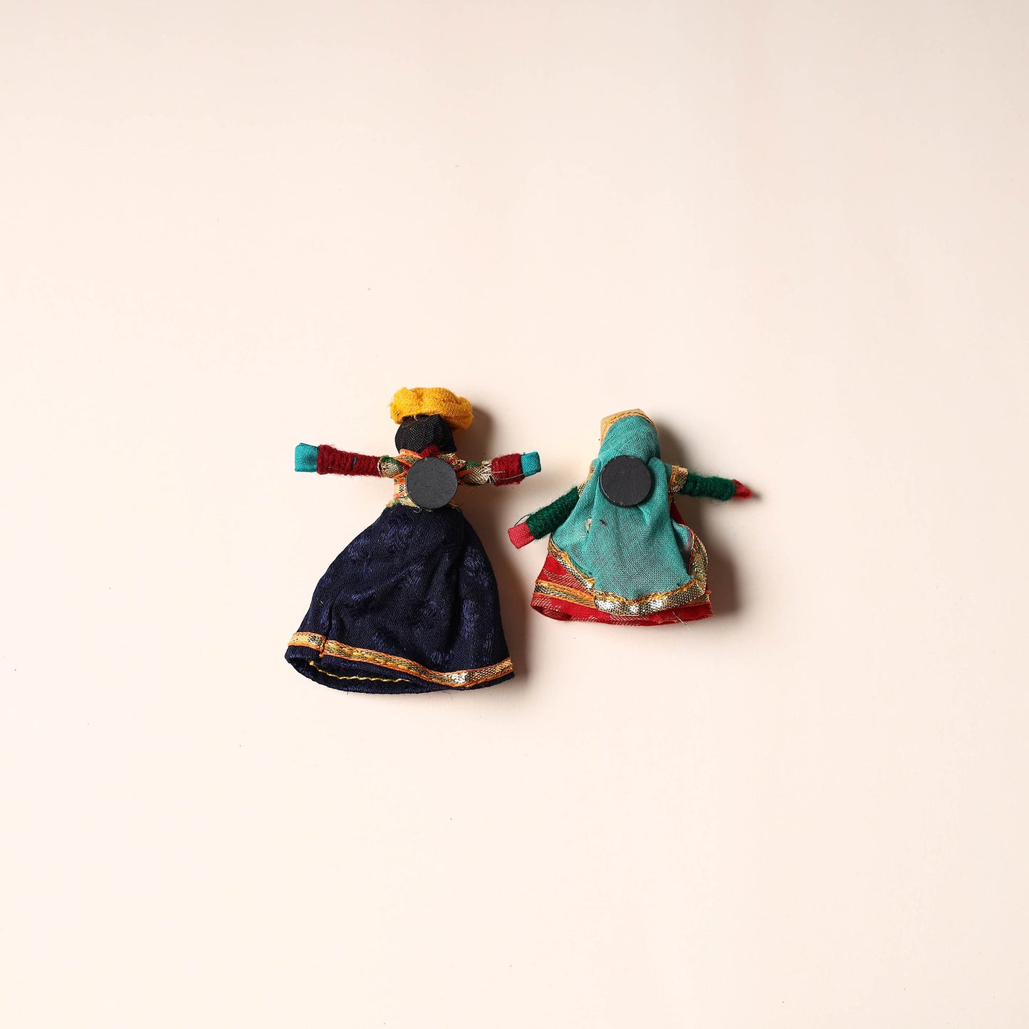 Rajasthani Puppet Couple Handmade Magnet