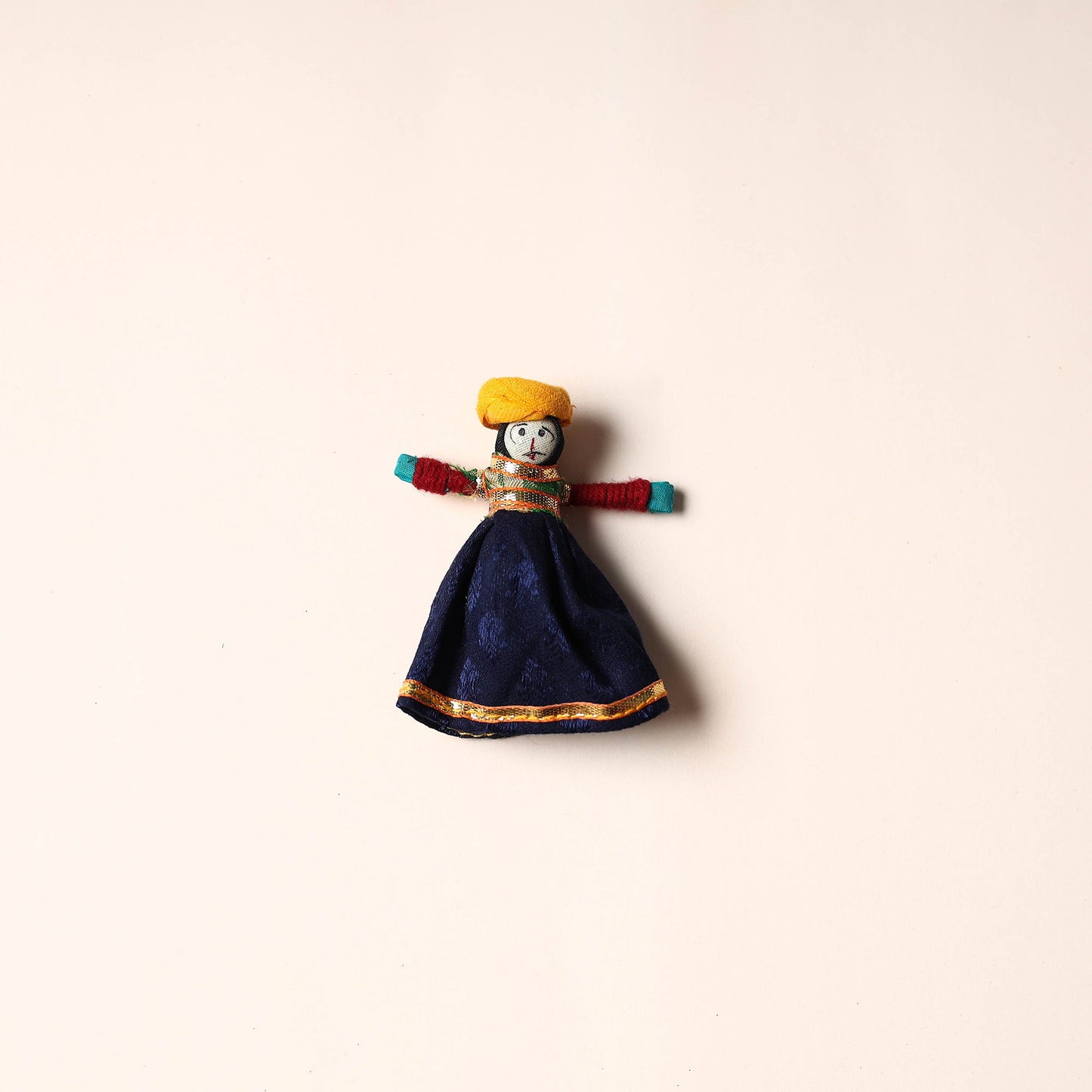 Rajasthani Puppet Couple Handmade Magnet