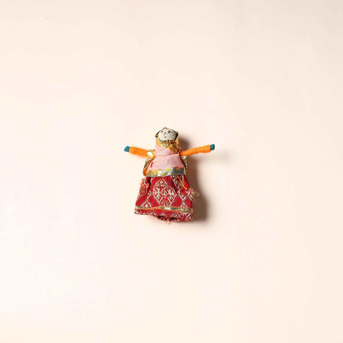 Rajasthani Puppet Couple Handmade Magnet