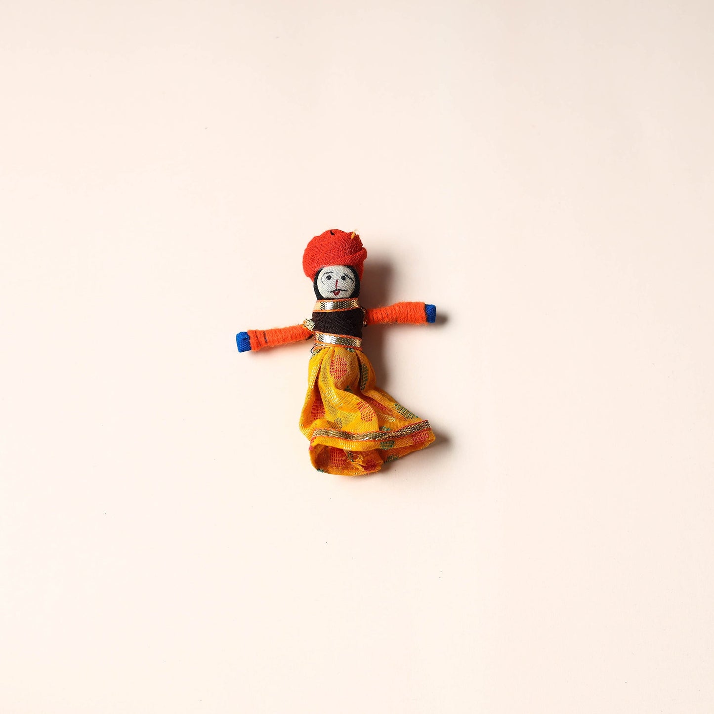 Rajasthani Puppet Couple Handmade Magnet