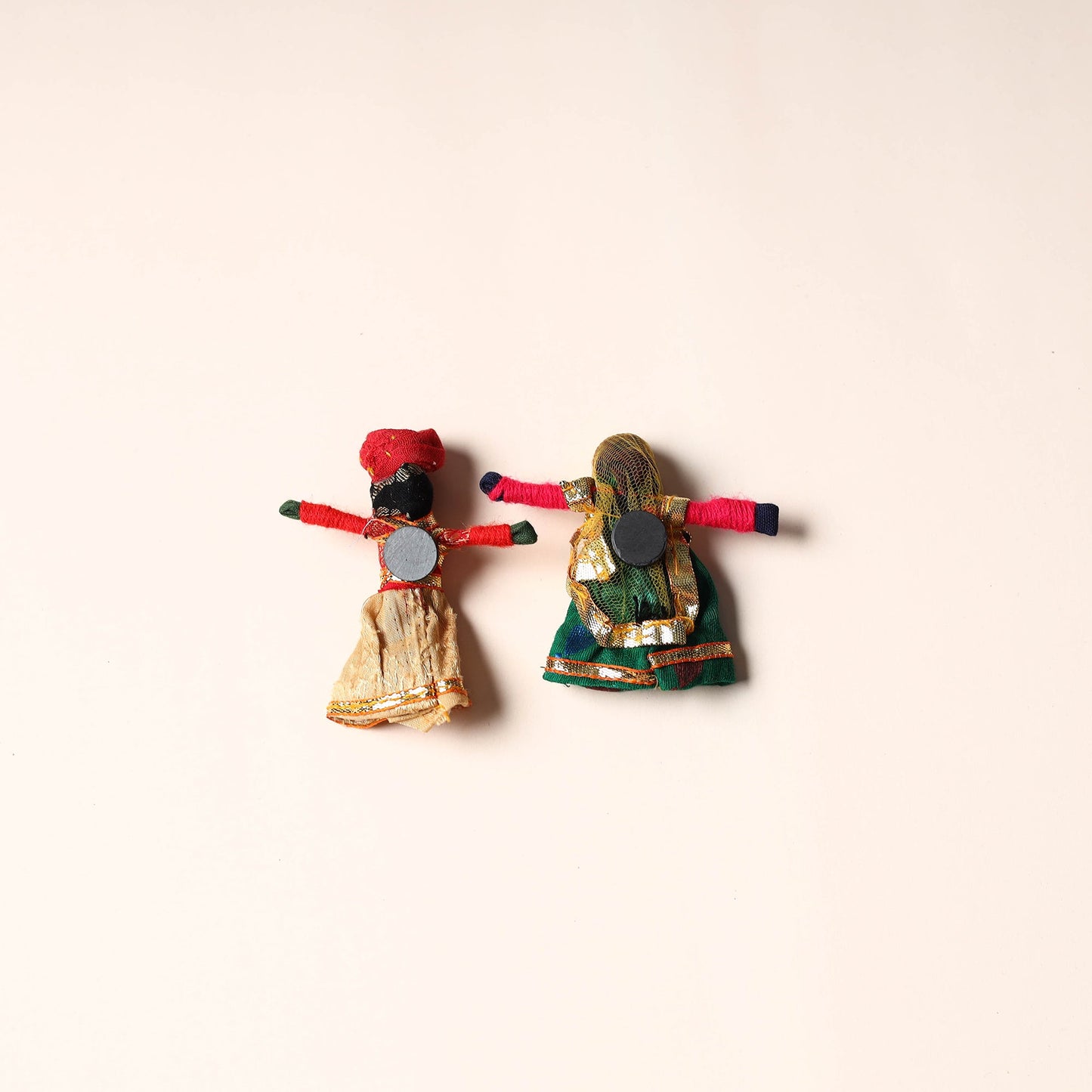 Rajasthani Puppet Couple Handmade Magnet