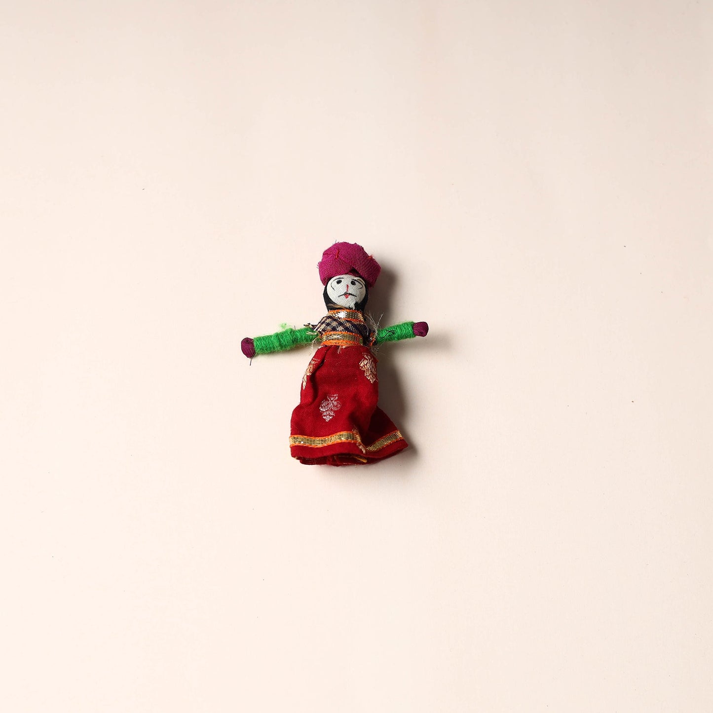 Rajasthani Puppet Couple Handmade Magnet