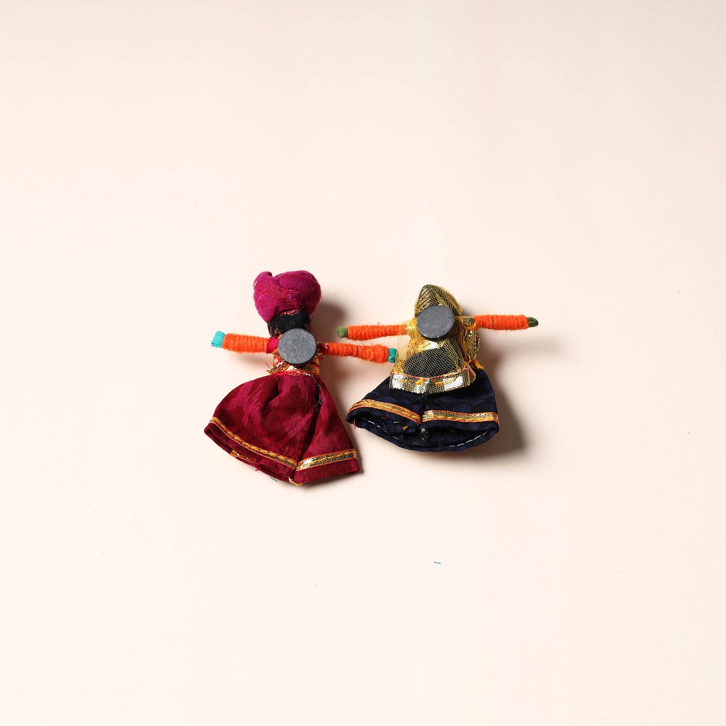 Rajasthani Puppet Couple Handmade Magnet